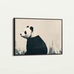 Animals 049 Canvas Art 60 x 40 cm / Black