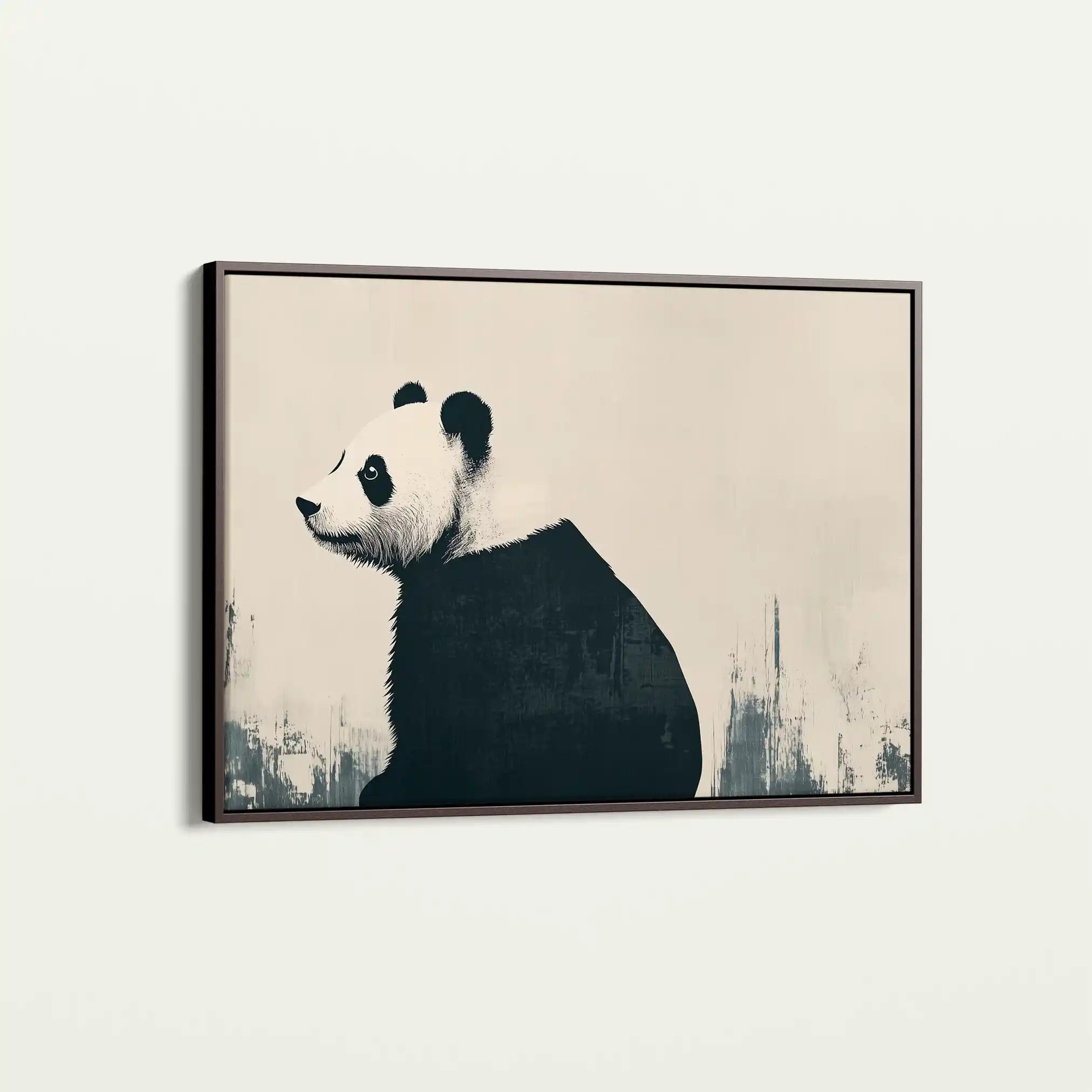 Animals 049 Canvas Art 60 x 40 cm / Black