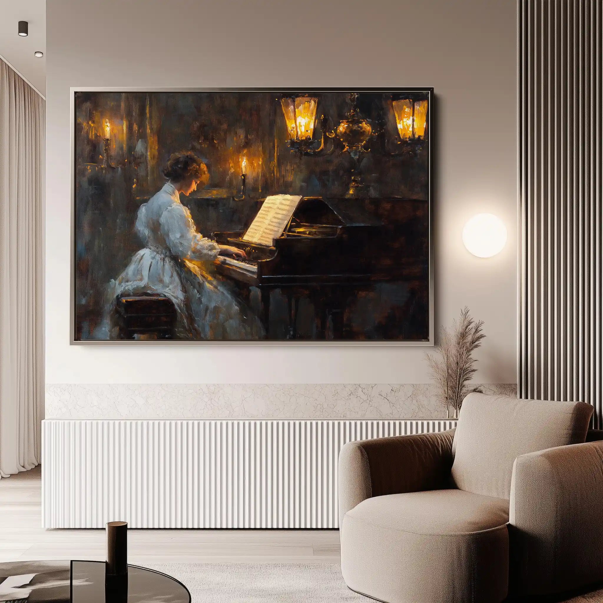 Classic 049 Canvas Art 60 x 40 cm / Black