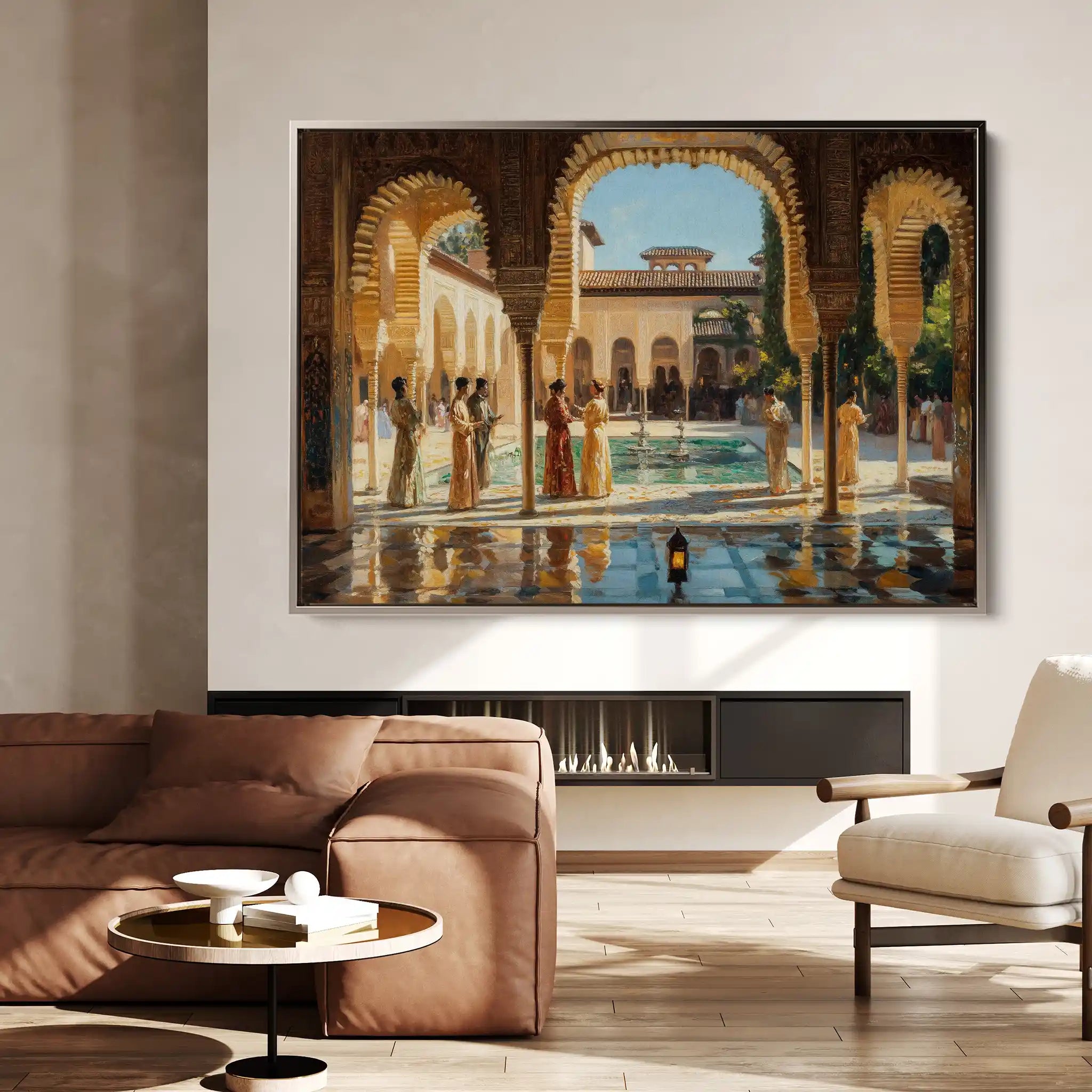 Orientalist 049 Canvas Art 60 x 40 cm / Black