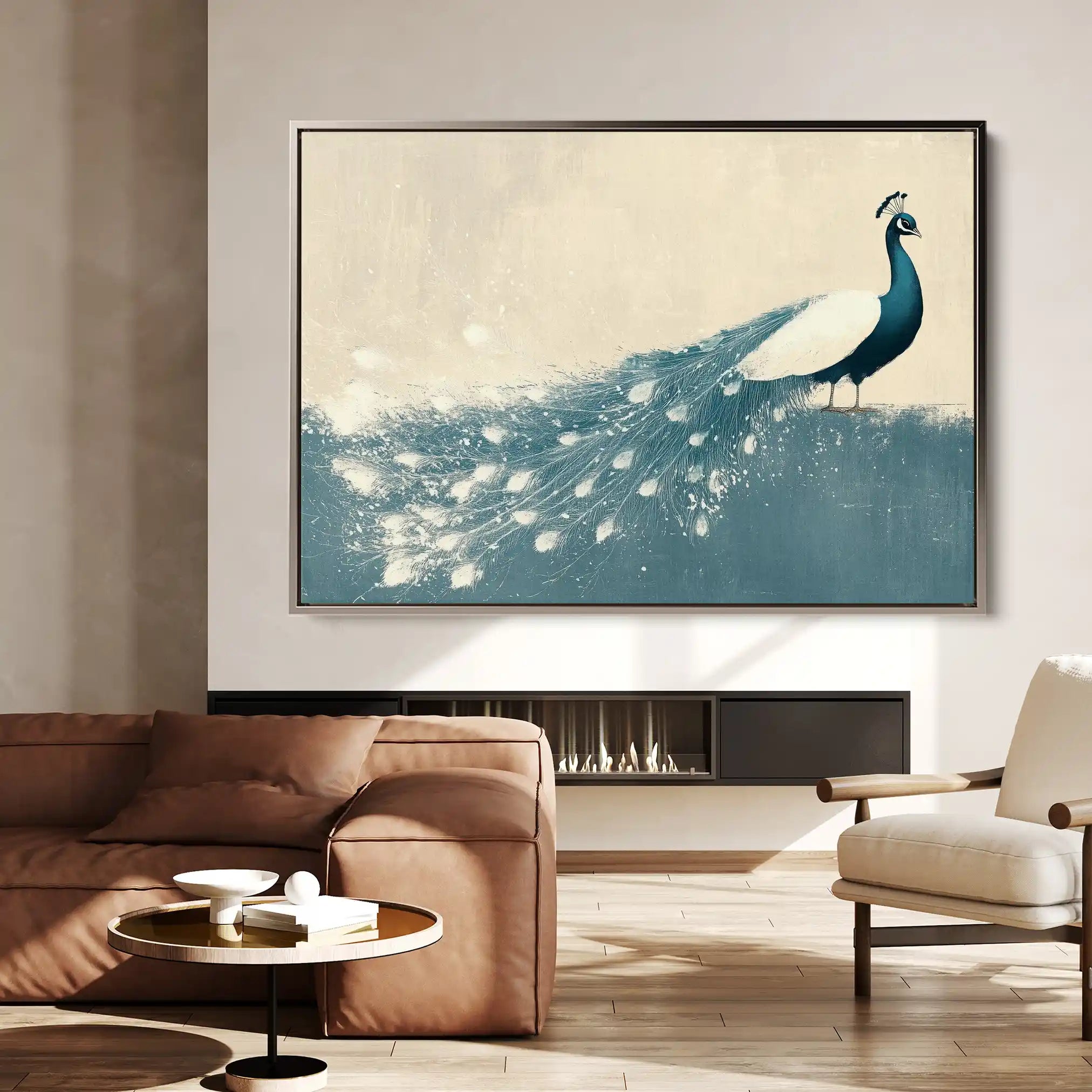 Animals 050 Canvas Art 60 x 40 cm / Black
