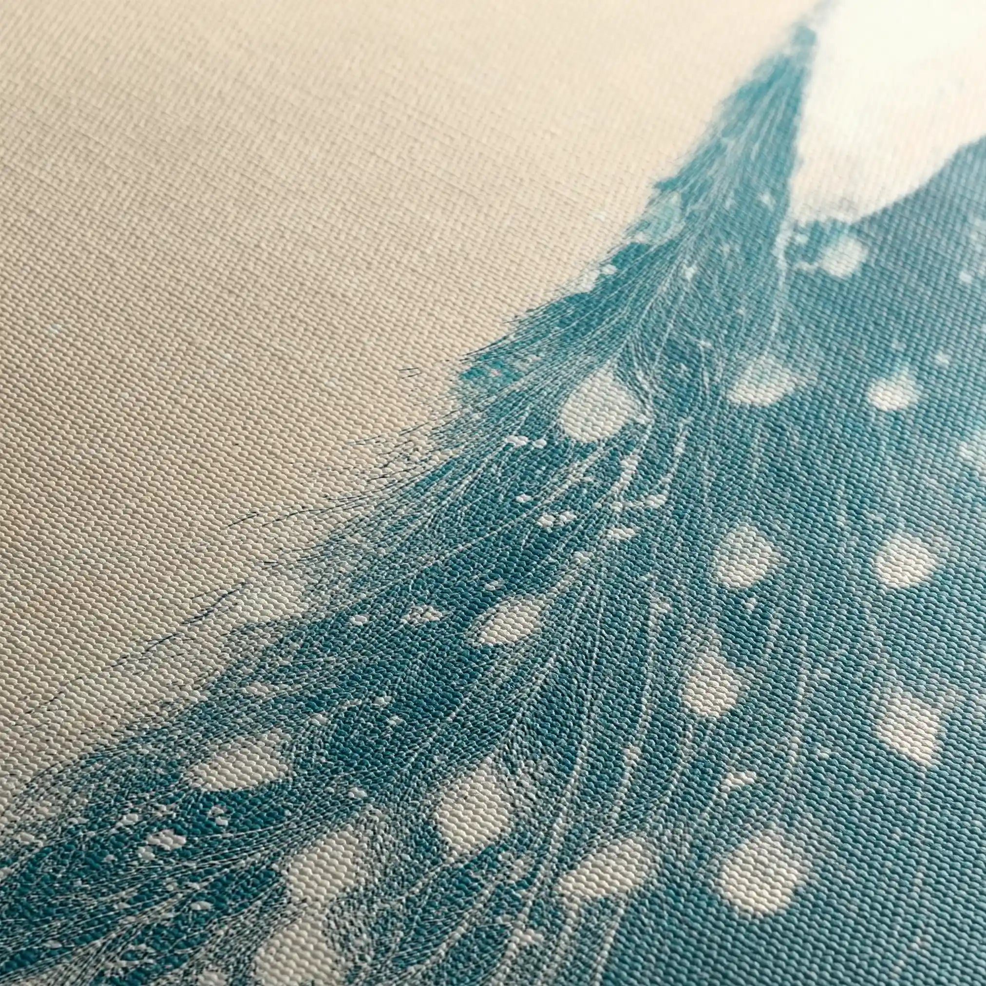 Animals 050 Canvas Art 60 x 40 cm / Black