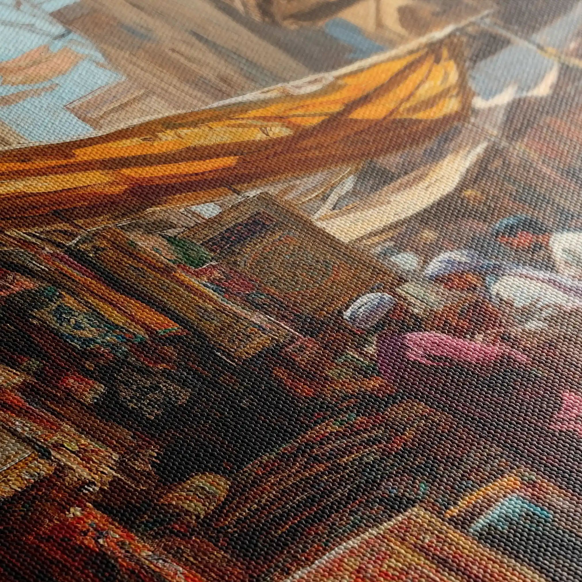 Orientalist 050 Canvas Art 60 x 40 cm / Black