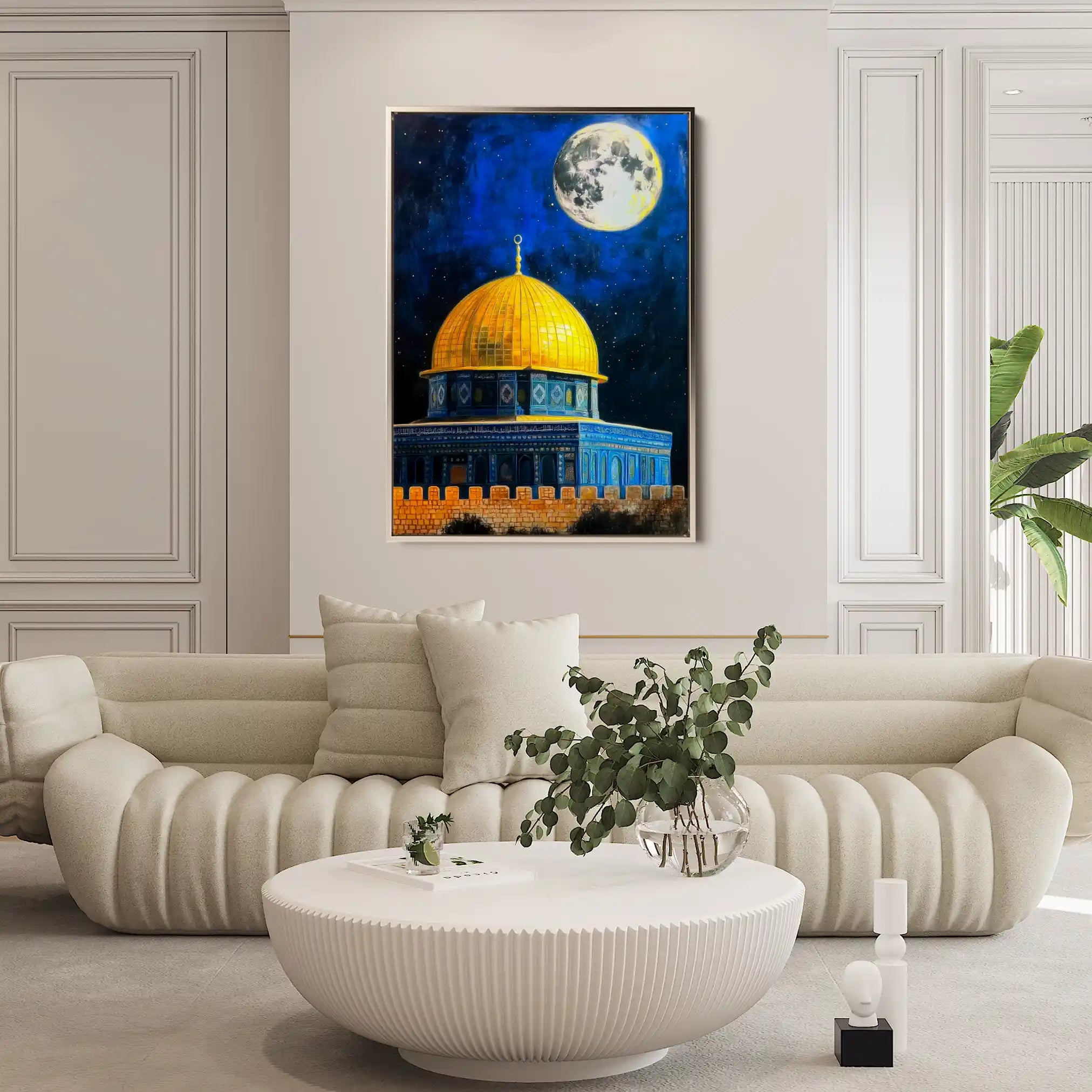 Palestine 050 Canvas Art 60 x 40 cm / Black