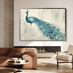 Animals 051 Canvas Art 60 x 40 cm / Black