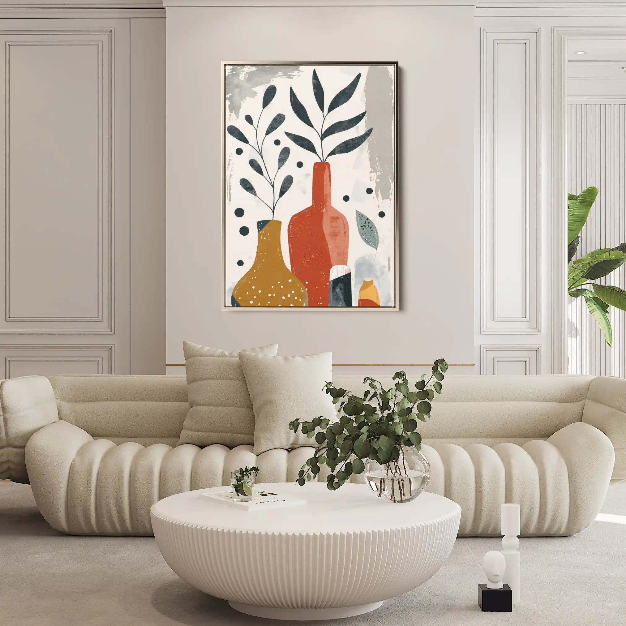 Boho 051 Canvas Art 60 x 40 cm / Black