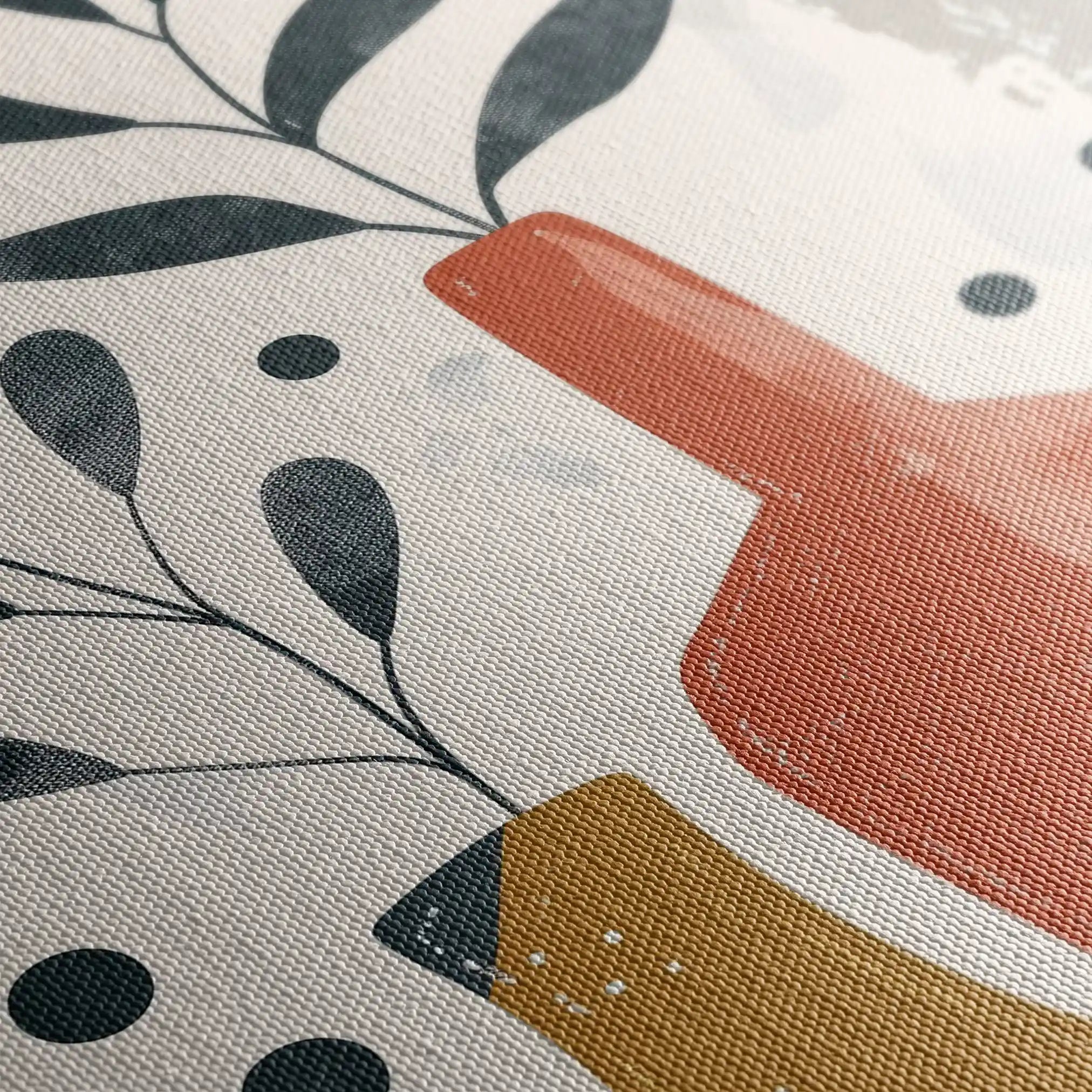 Boho 051 Canvas Art 60 x 40 cm / Black