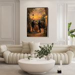 Classic 051 Canvas Art 60 x 40 cm / Black