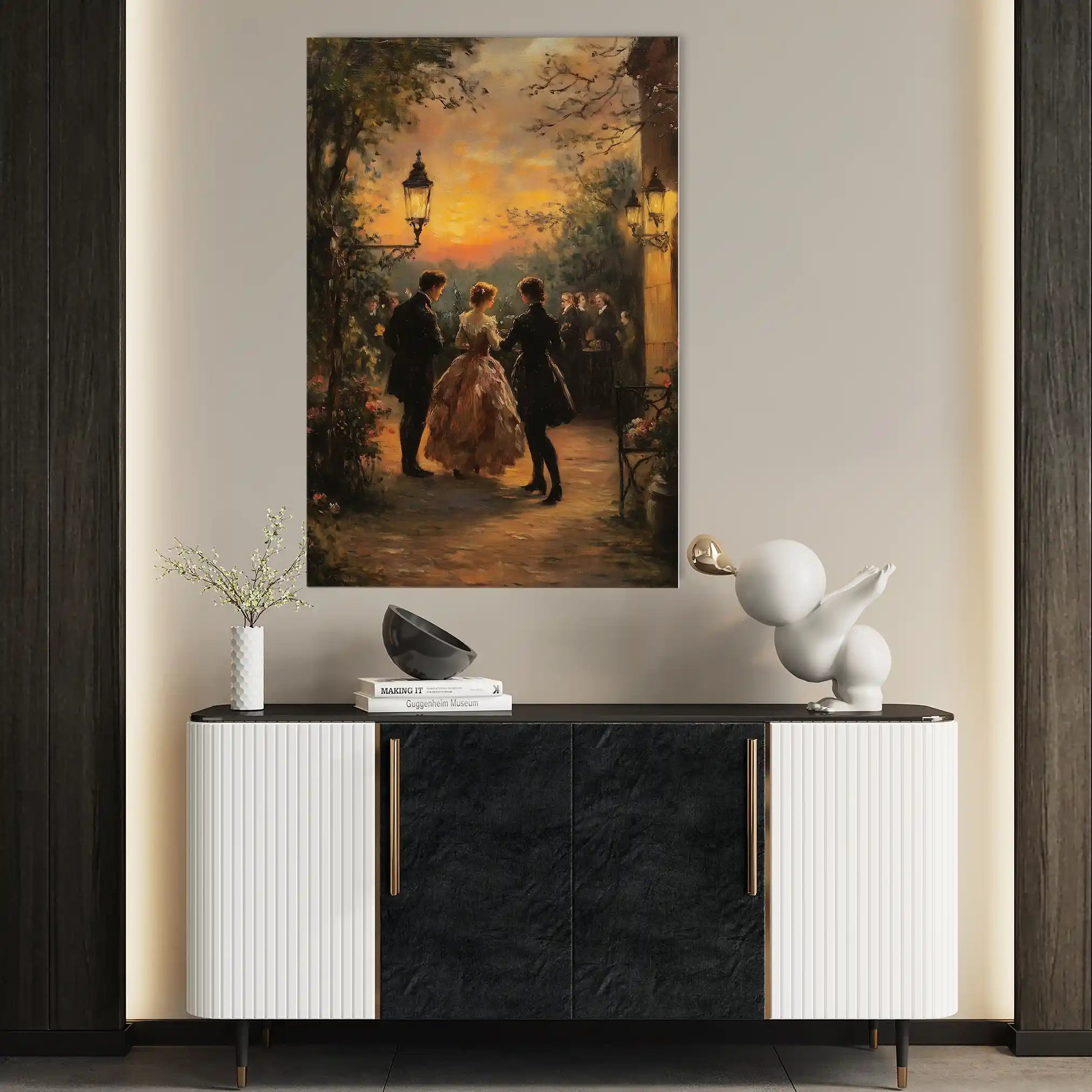 Classic 051 Canvas Art 60 x 40 cm / Black