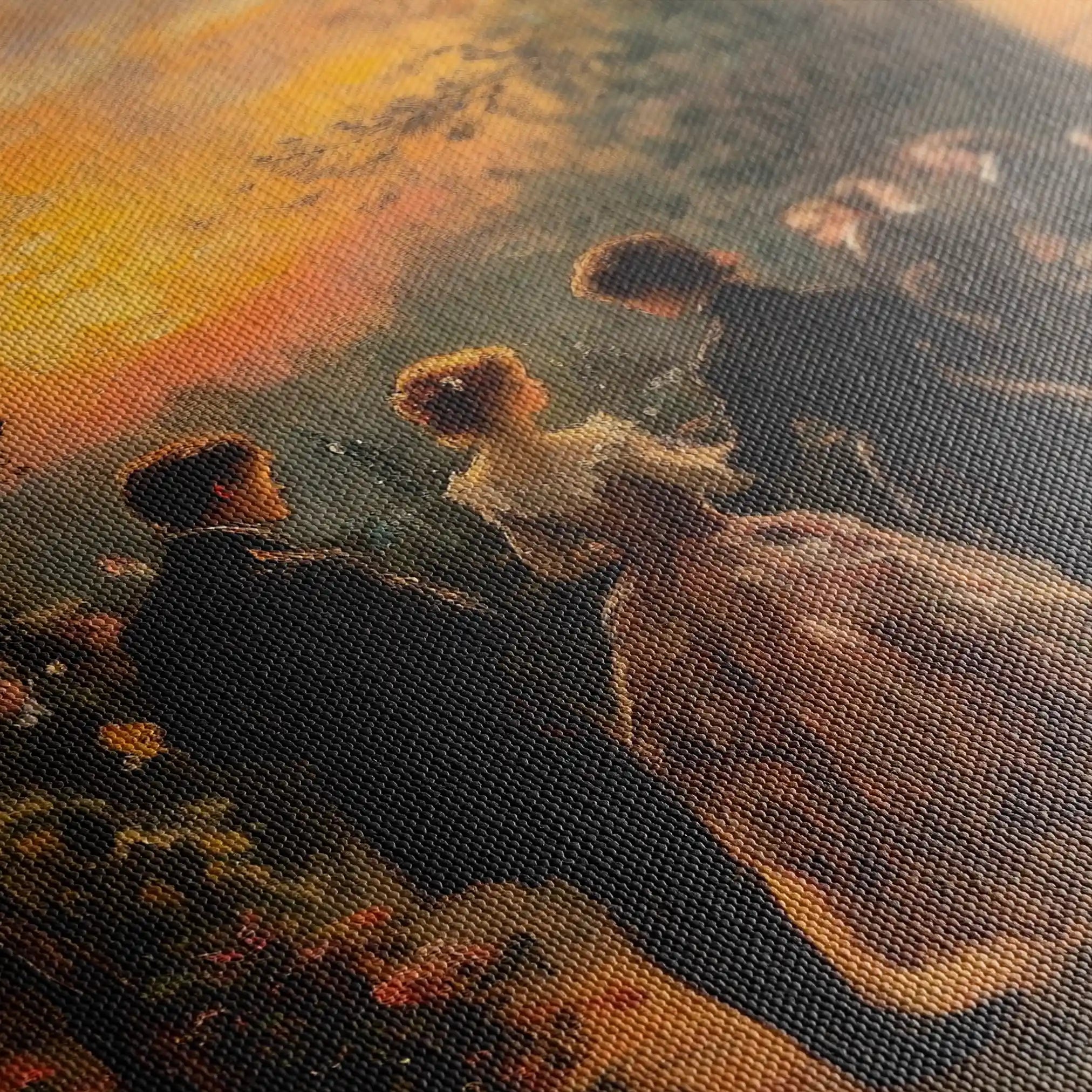 Classic 051 Canvas Art 60 x 40 cm / Black