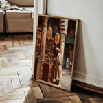 Orientalist 051 Canvas Art 60 x 40 cm / Black