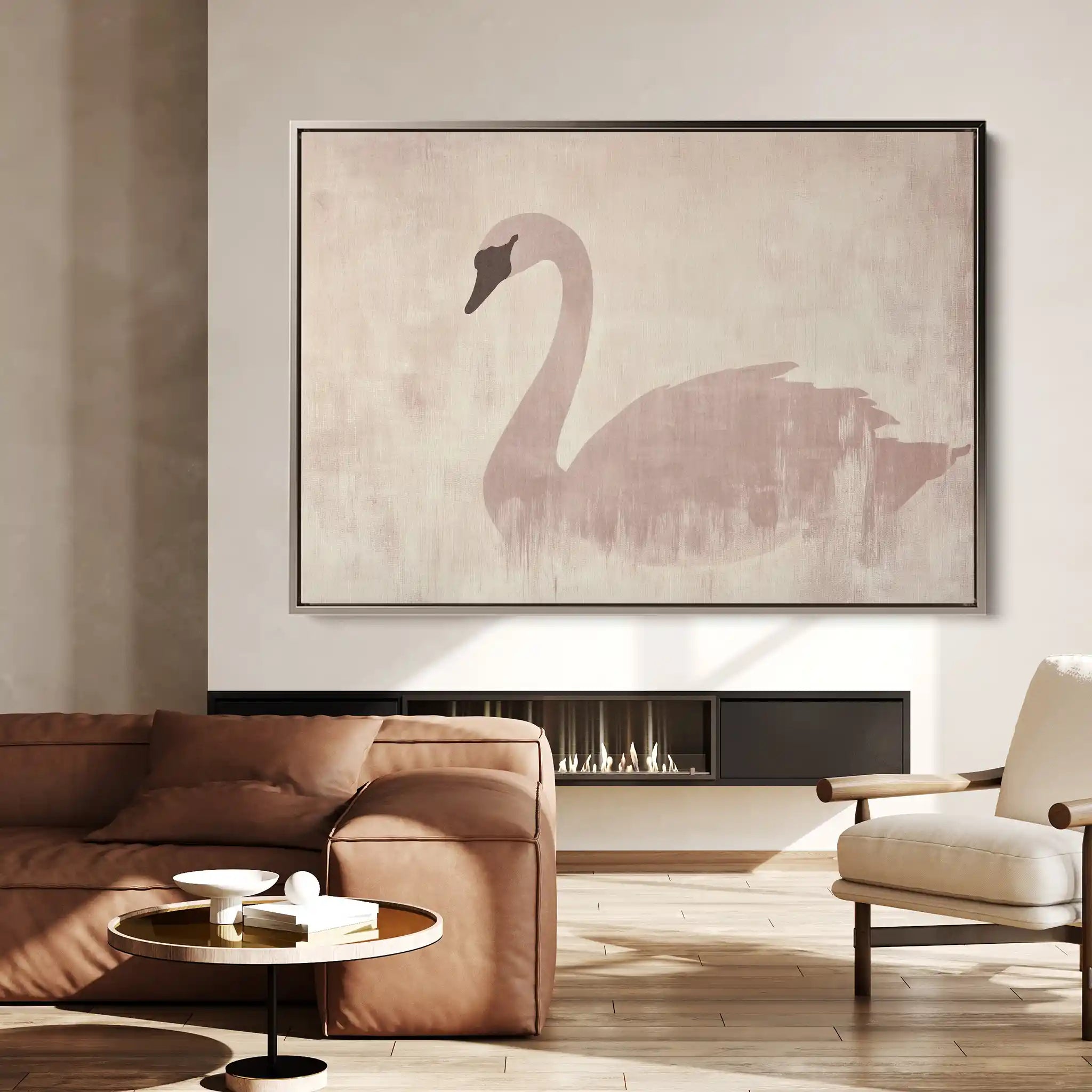 Animals 052 Canvas Art 60 x 40 cm / Black