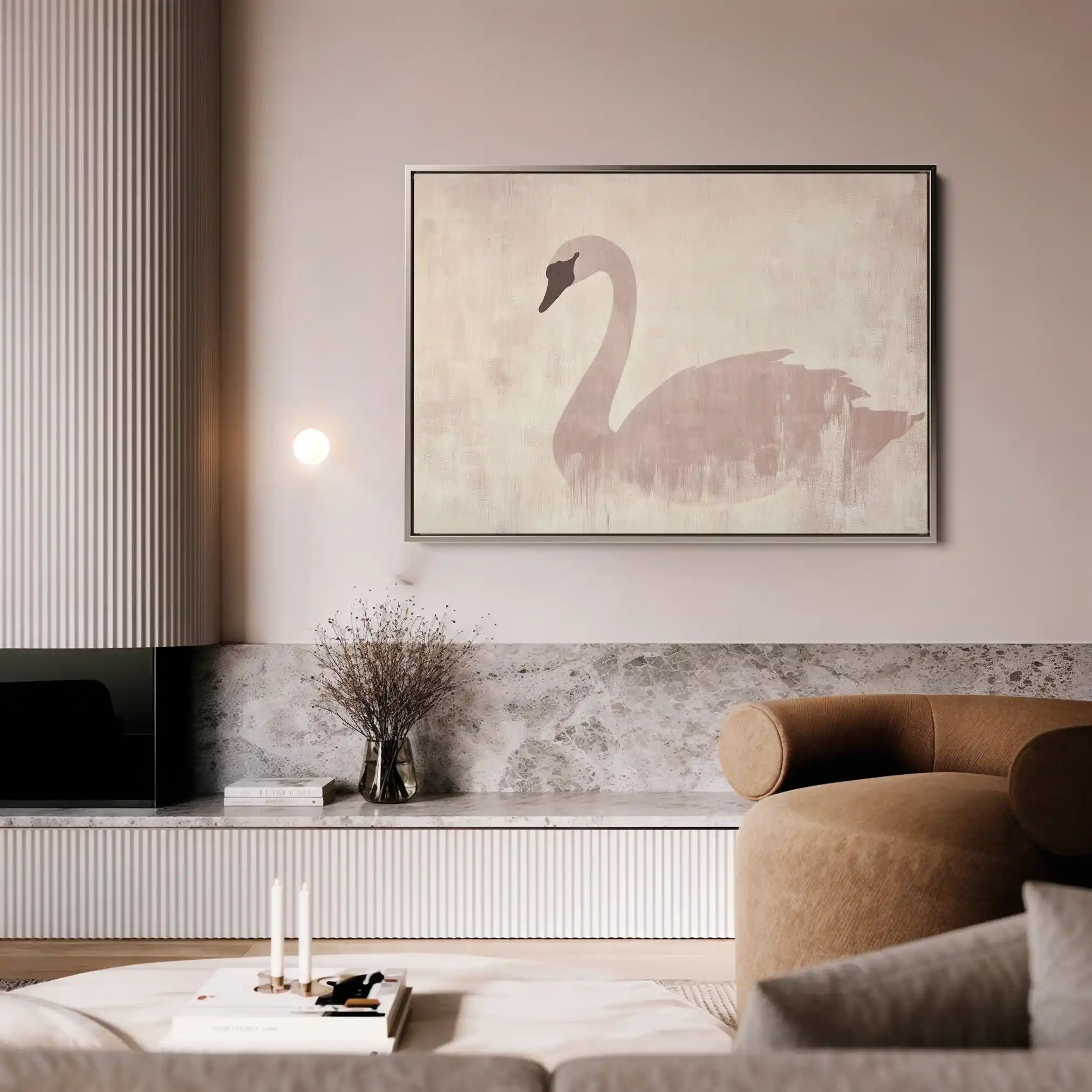 Animals 052 Canvas Art 60 x 40 cm / Black