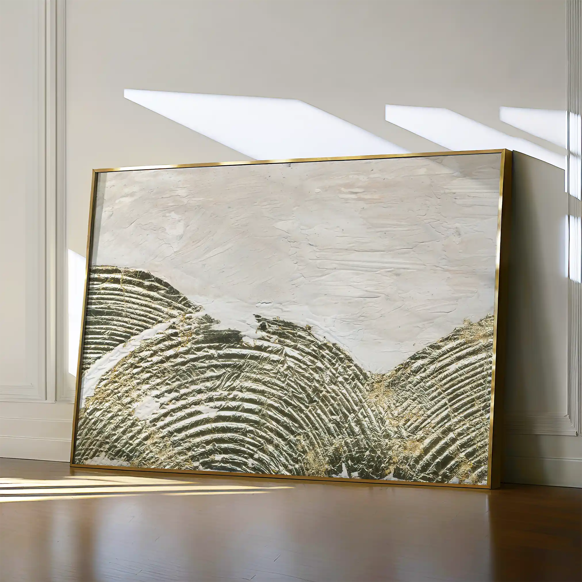 Abstract 052 Canvas Art 60 x 40 cm / Black