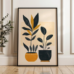 Boho 052 Canvas Art 60 x 40 cm / Black