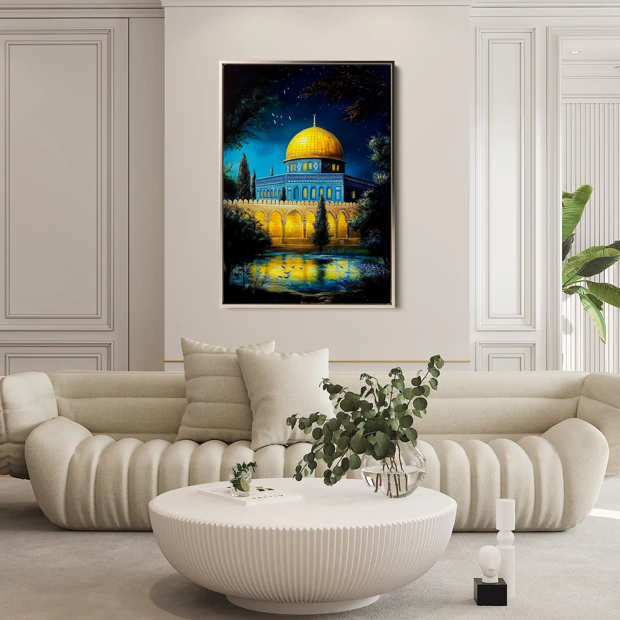 Palestine 052 Canvas Art 60 x 40 cm / Black