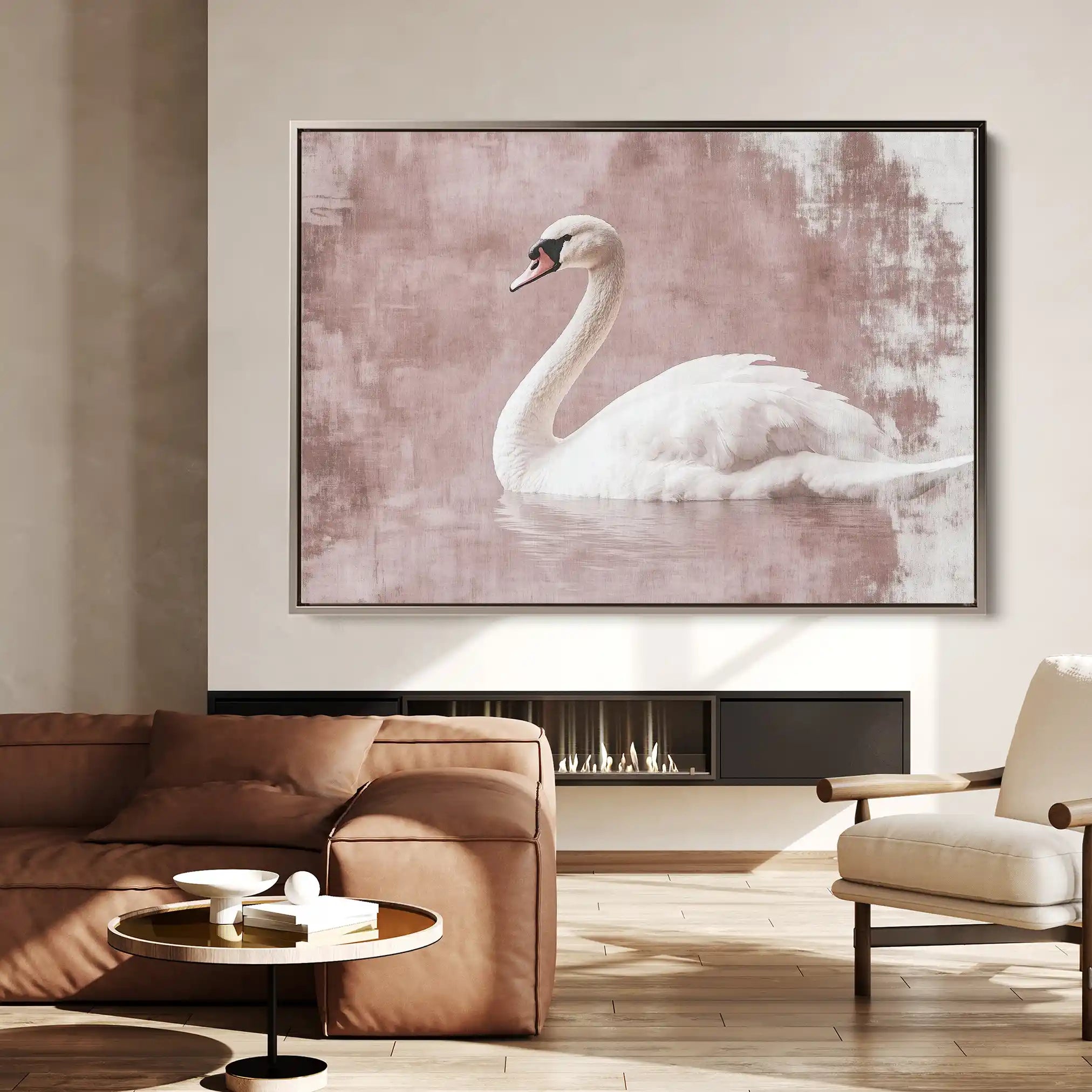 Animals 053 Canvas Art 60 x 40 cm / Black