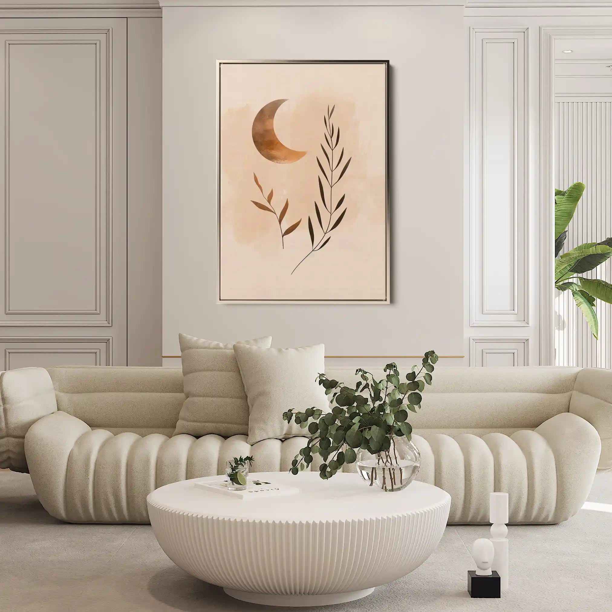 Boho 053 Canvas Art 60 x 40 cm / Black