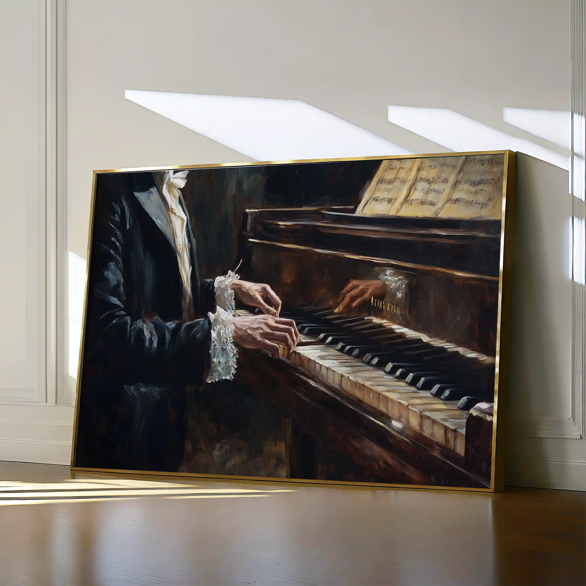 Classic 053 Canvas Art 60 x 40 cm / Black