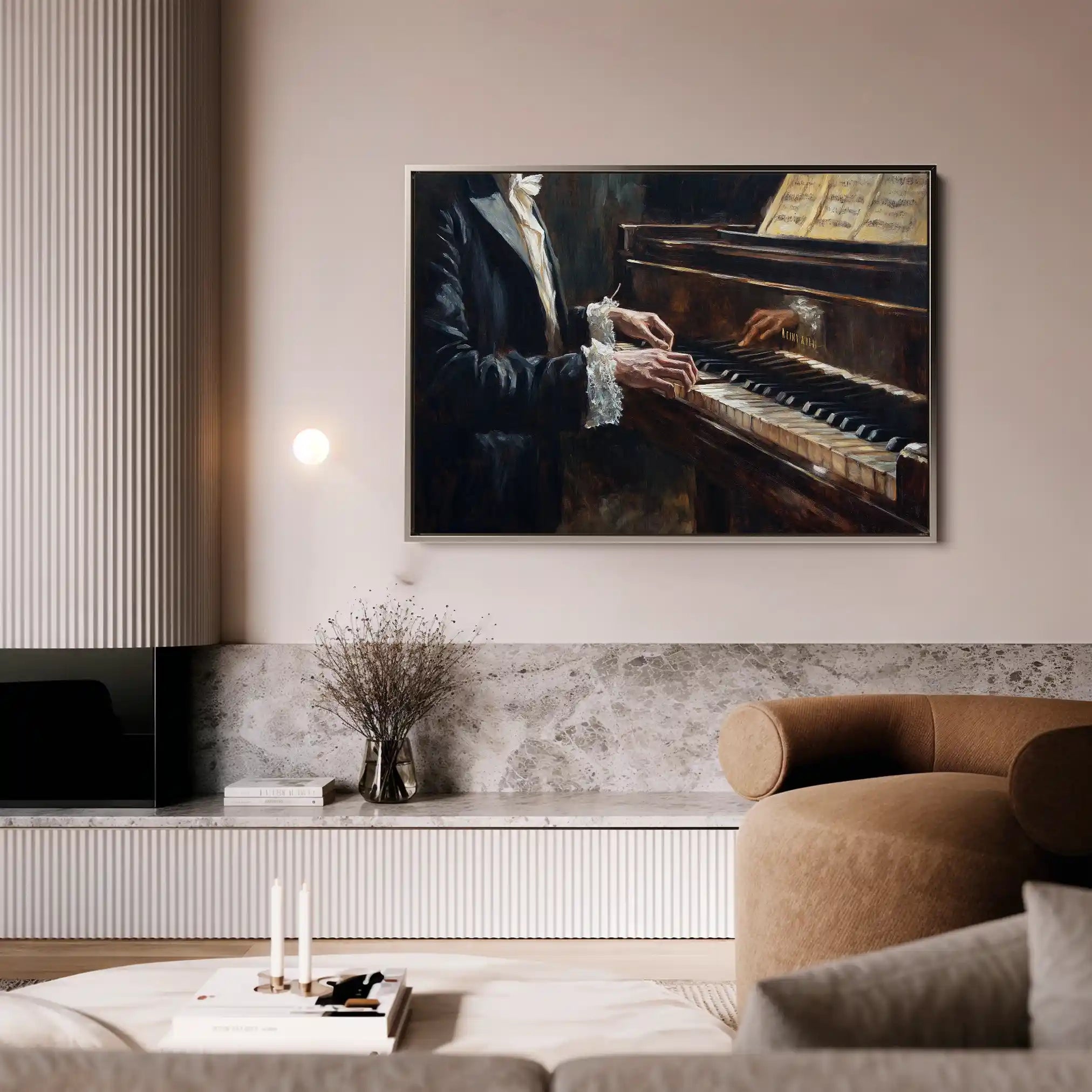 Classic 053 Canvas Art 60 x 40 cm / Black