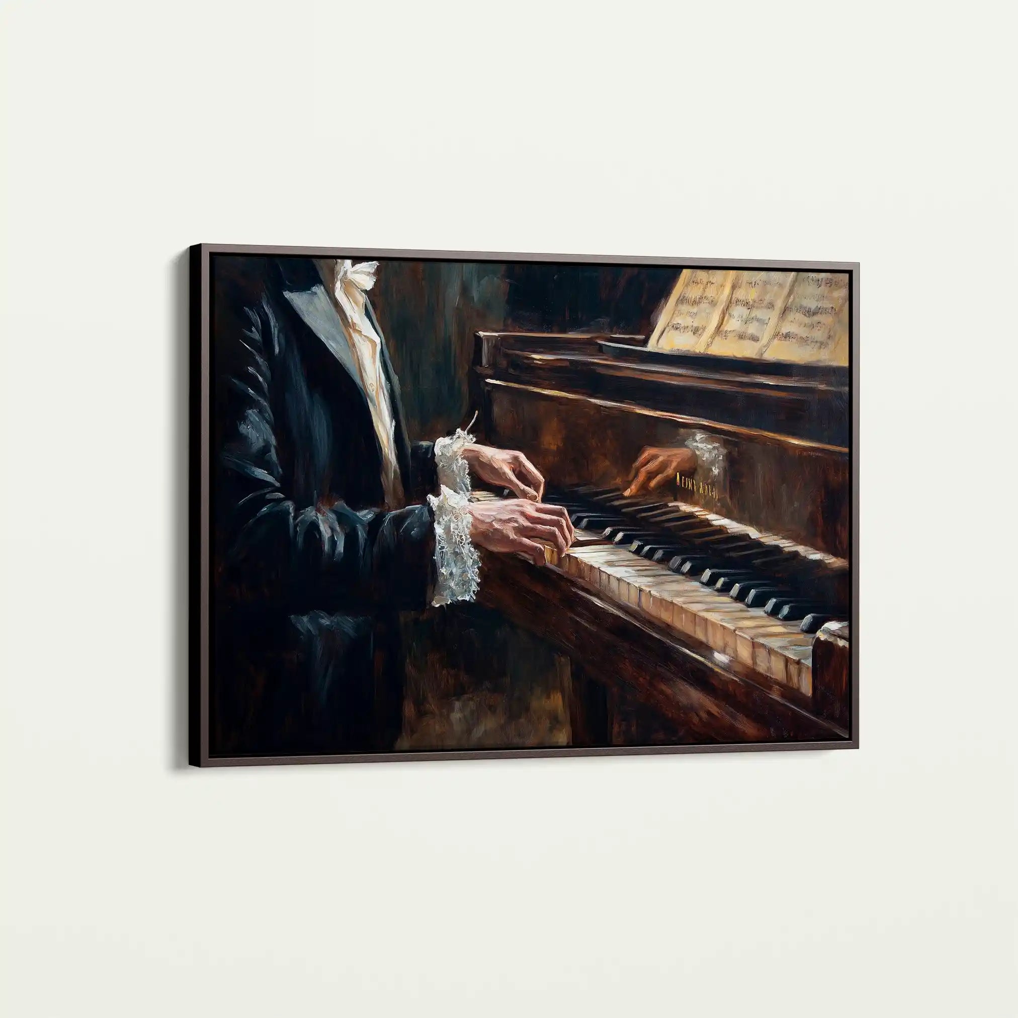 Classic 053 Canvas Art 60 x 40 cm / Black