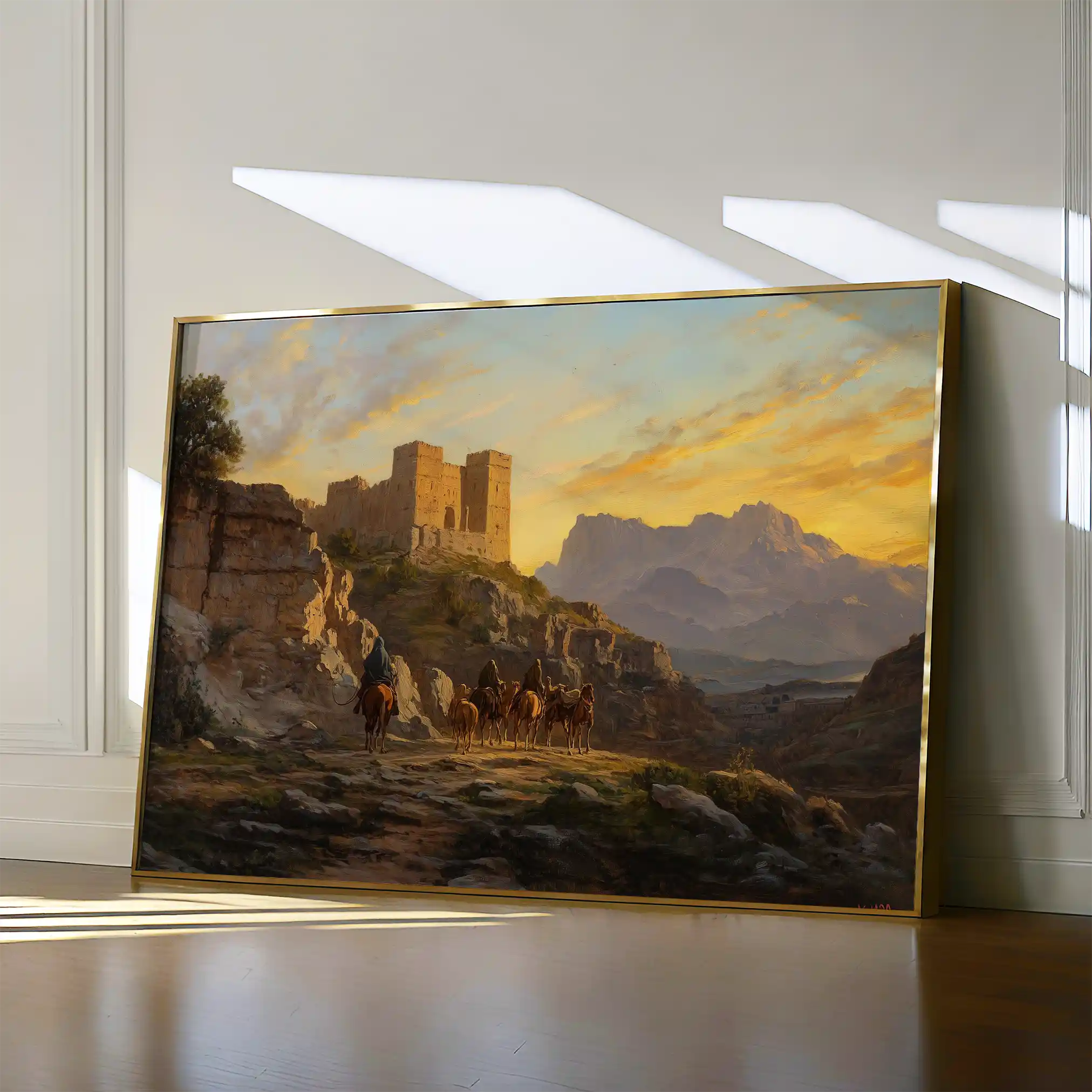 Orientalist 053 Canvas Art 60 x 40 cm / Black