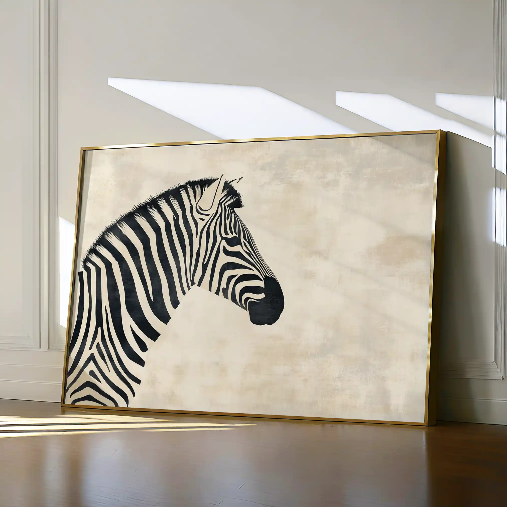 Animals 054 Canvas Art 60 x 40 cm / Black