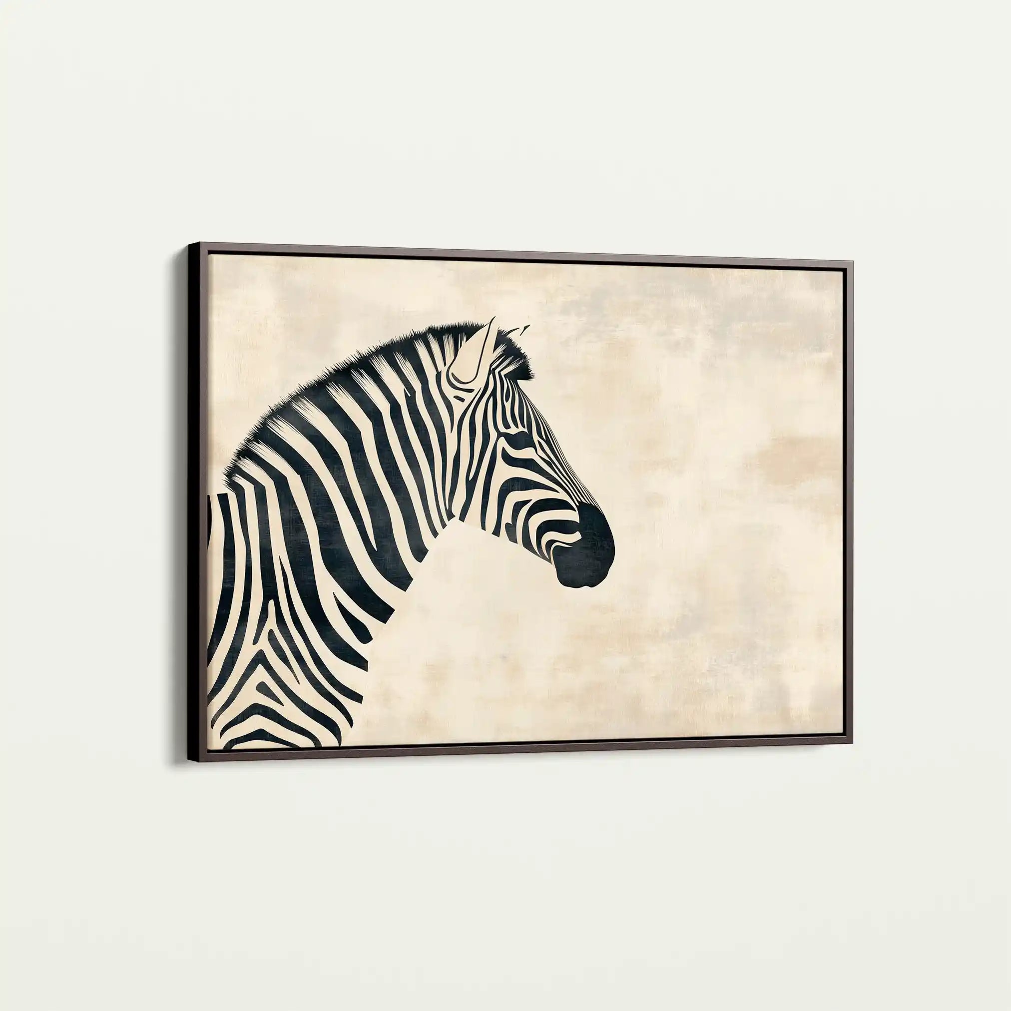 Animals 054 Canvas Art 60 x 40 cm / Black