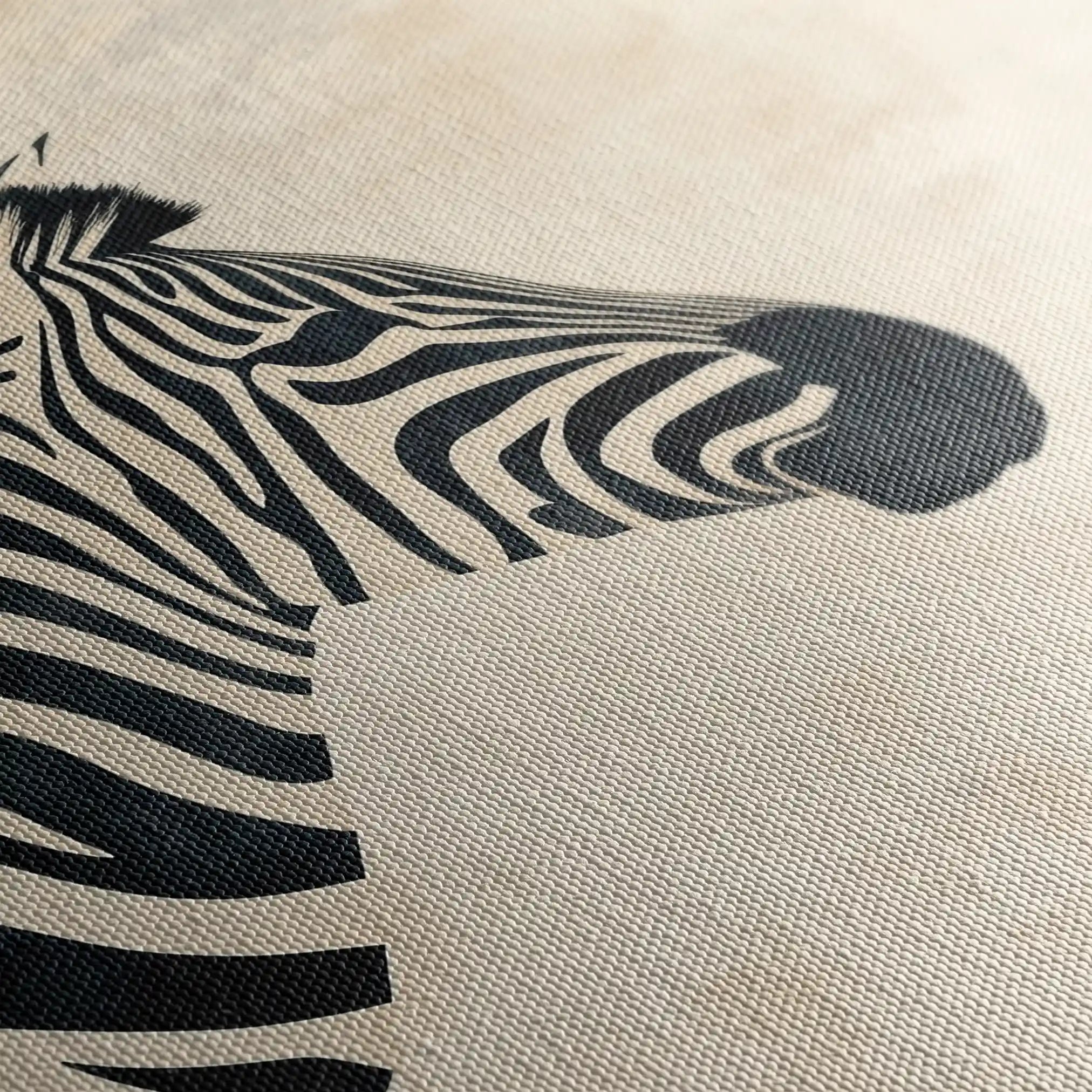 Animals 054 Canvas Art 60 x 40 cm / Black