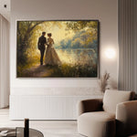 Classic 054 Canvas Art 60 x 40 cm / Black