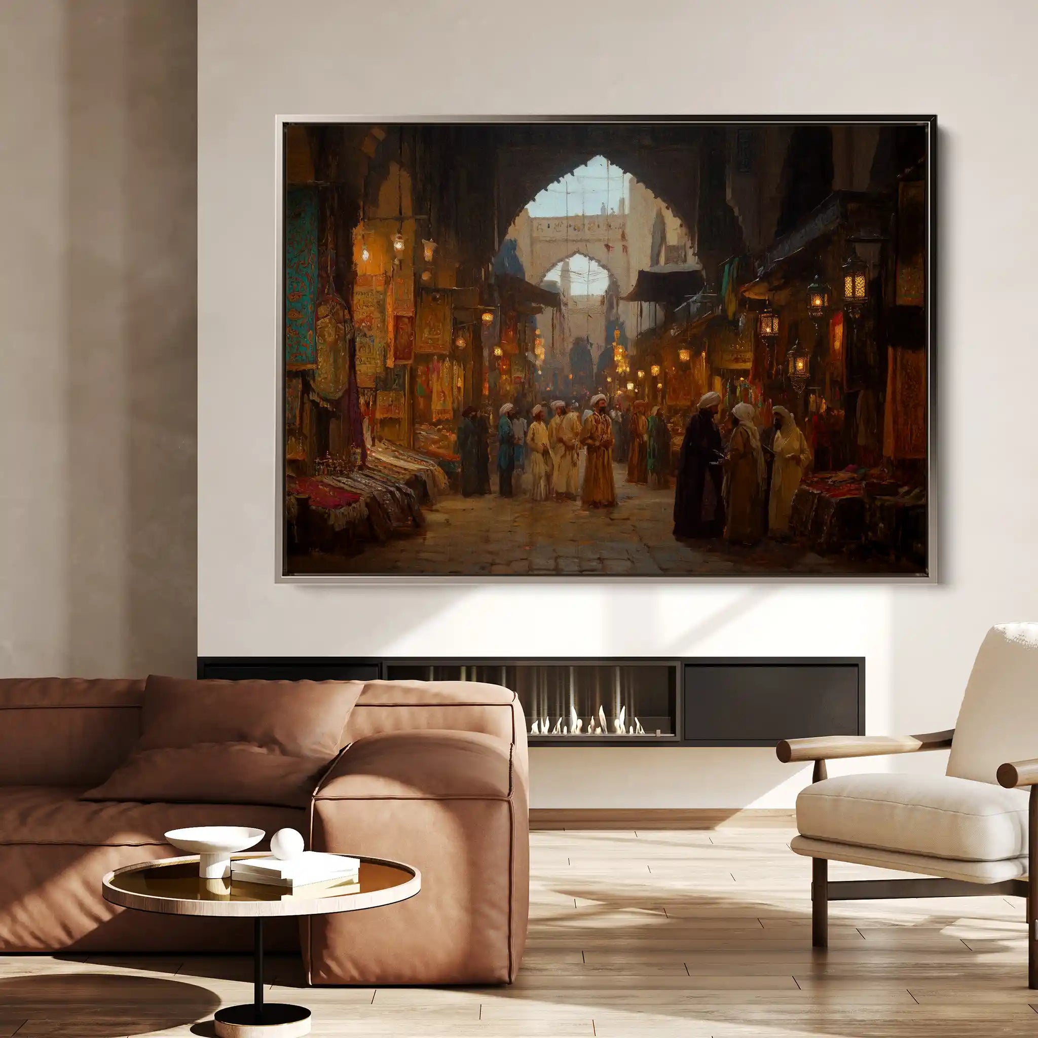 Orientalist 054 Canvas Art 60 x 40 cm / Black