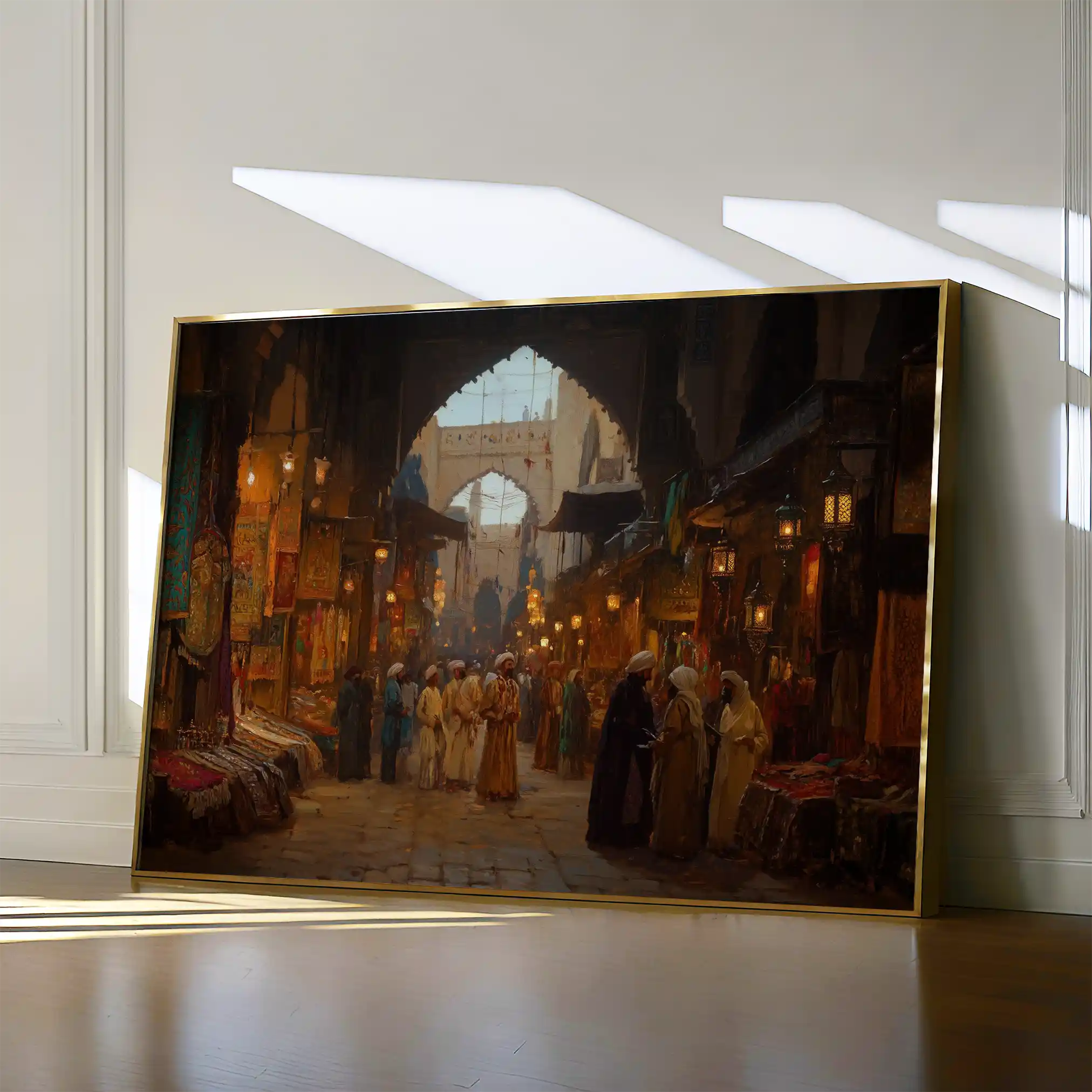 Orientalist 054 Canvas Art 60 x 40 cm / Black