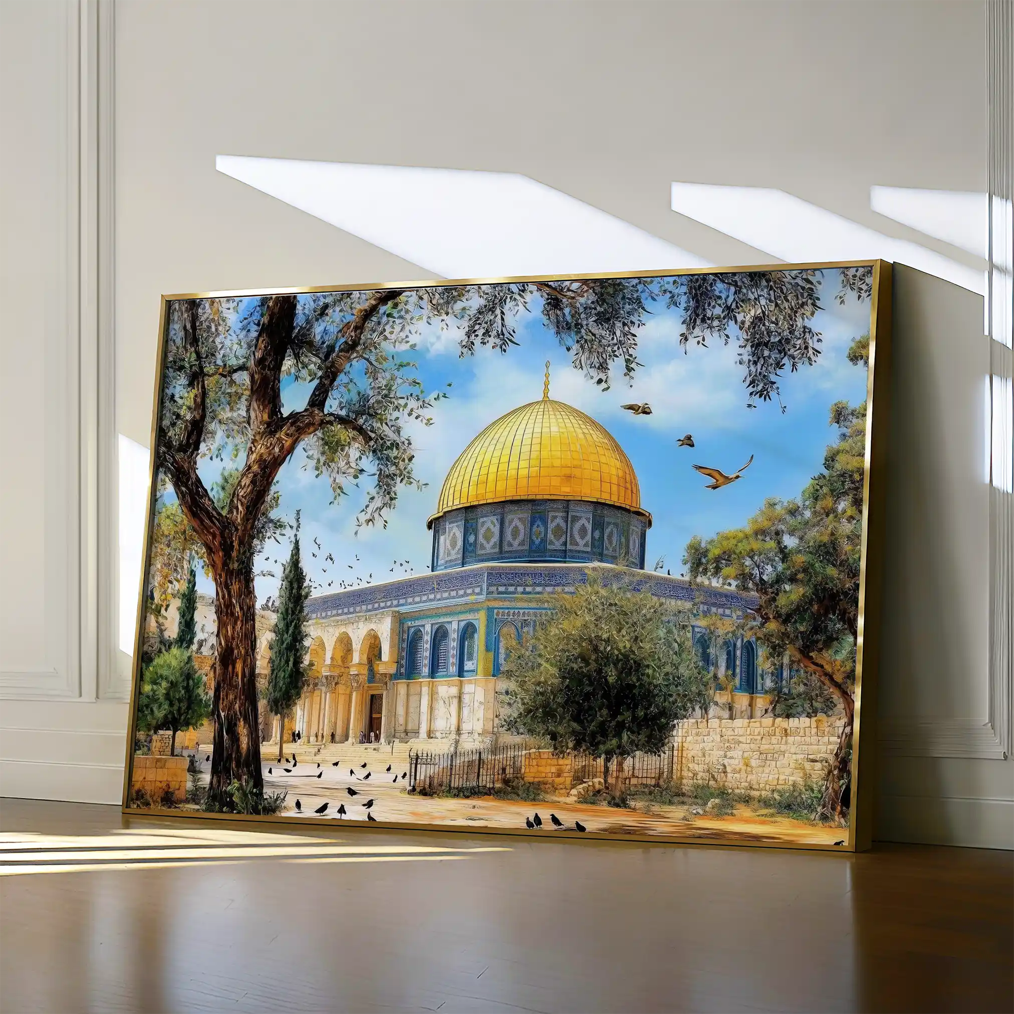 Palestine 054 Canvas Art 60 x 40 cm / Black