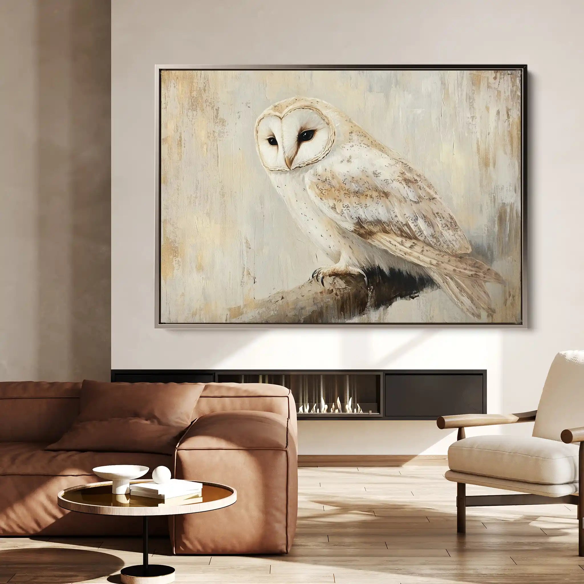 Animals 055 Canvas Art 60 x 40 cm / Black