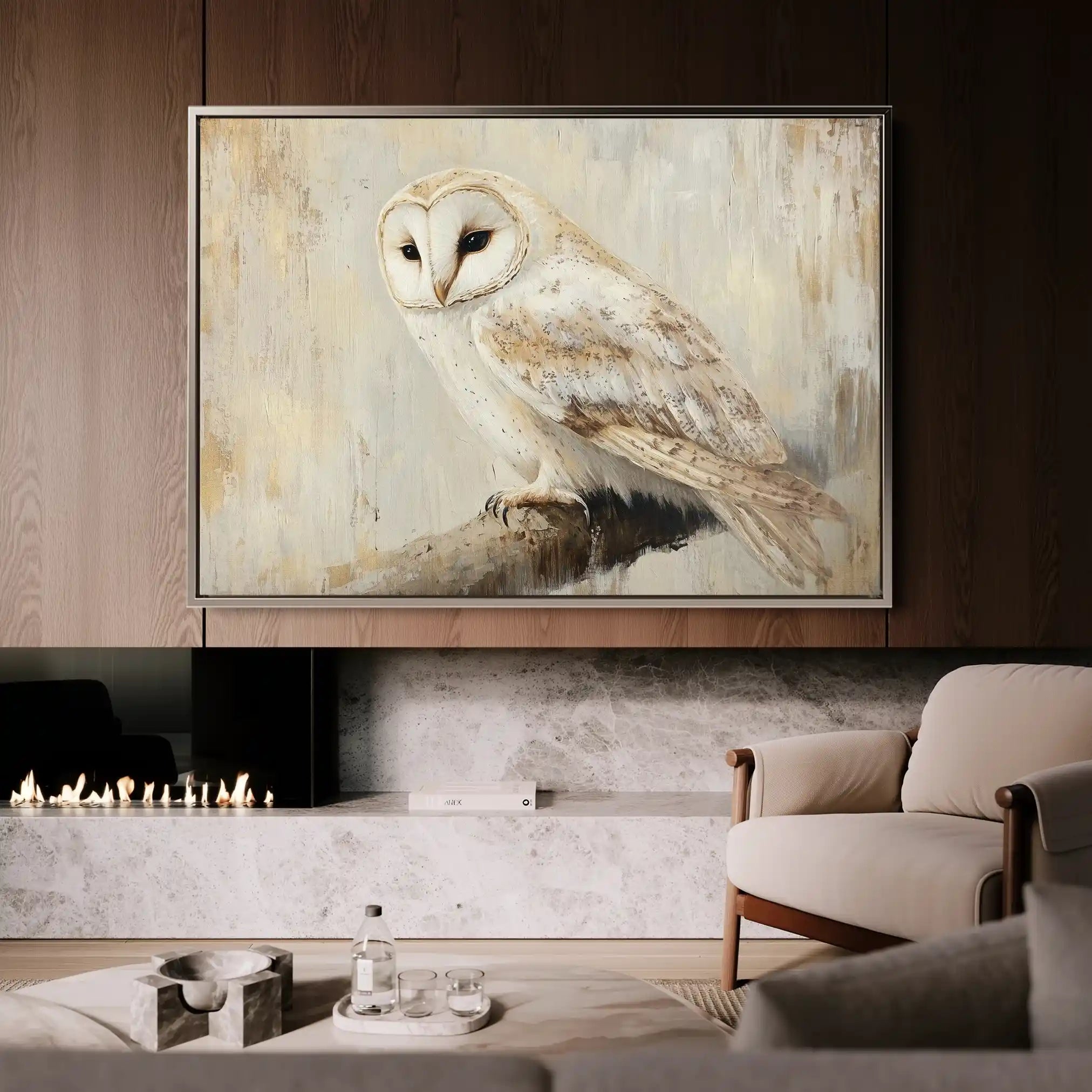 Animals 055 Canvas Art 60 x 40 cm / Black