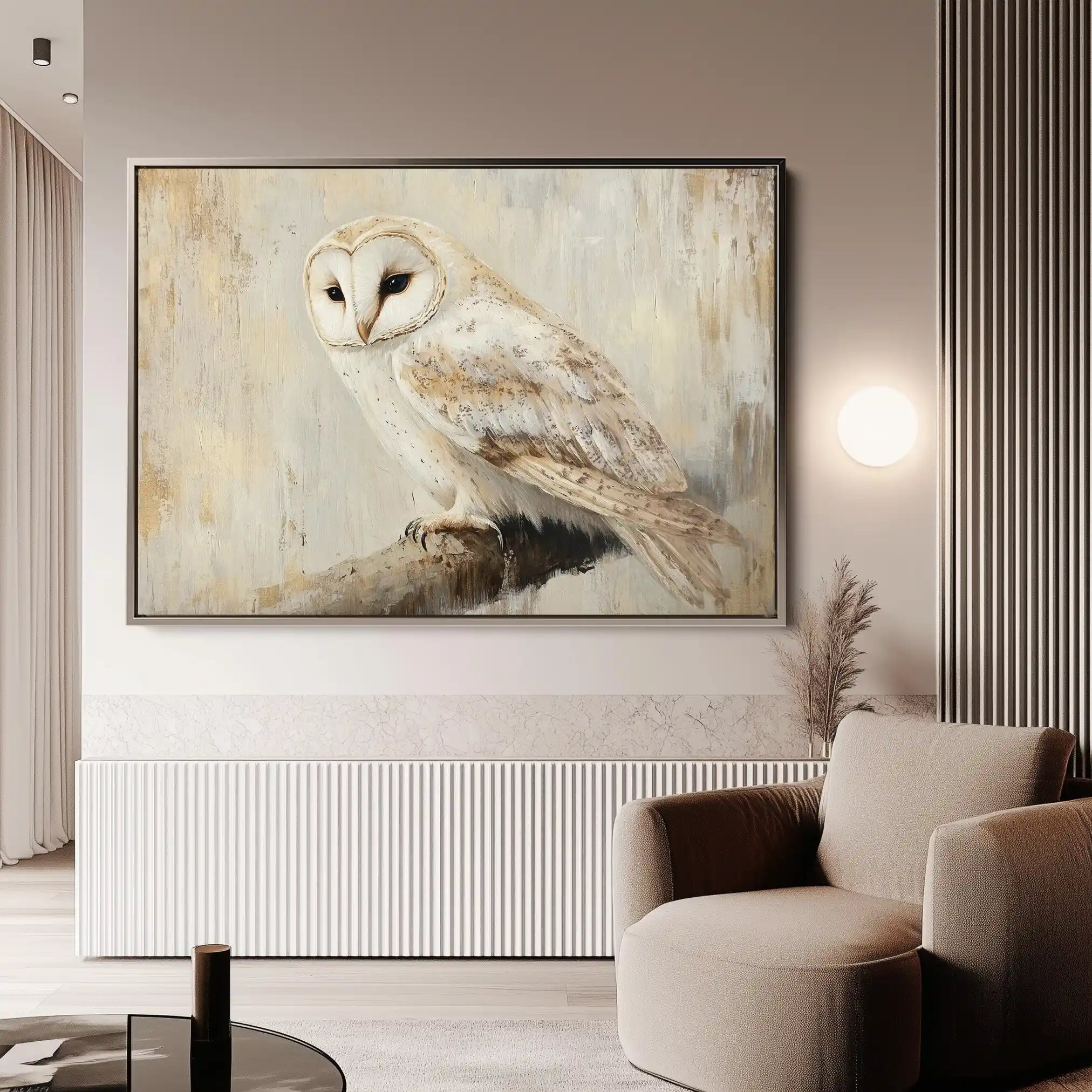 Animals 055 Canvas Art 60 x 40 cm / Black