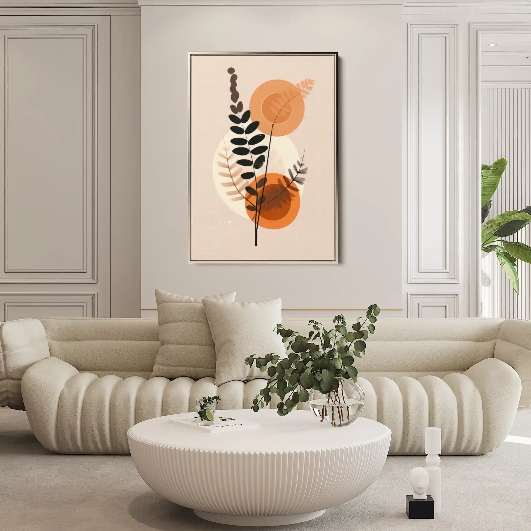 Boho 055 Canvas Art 60 x 40 cm / Black