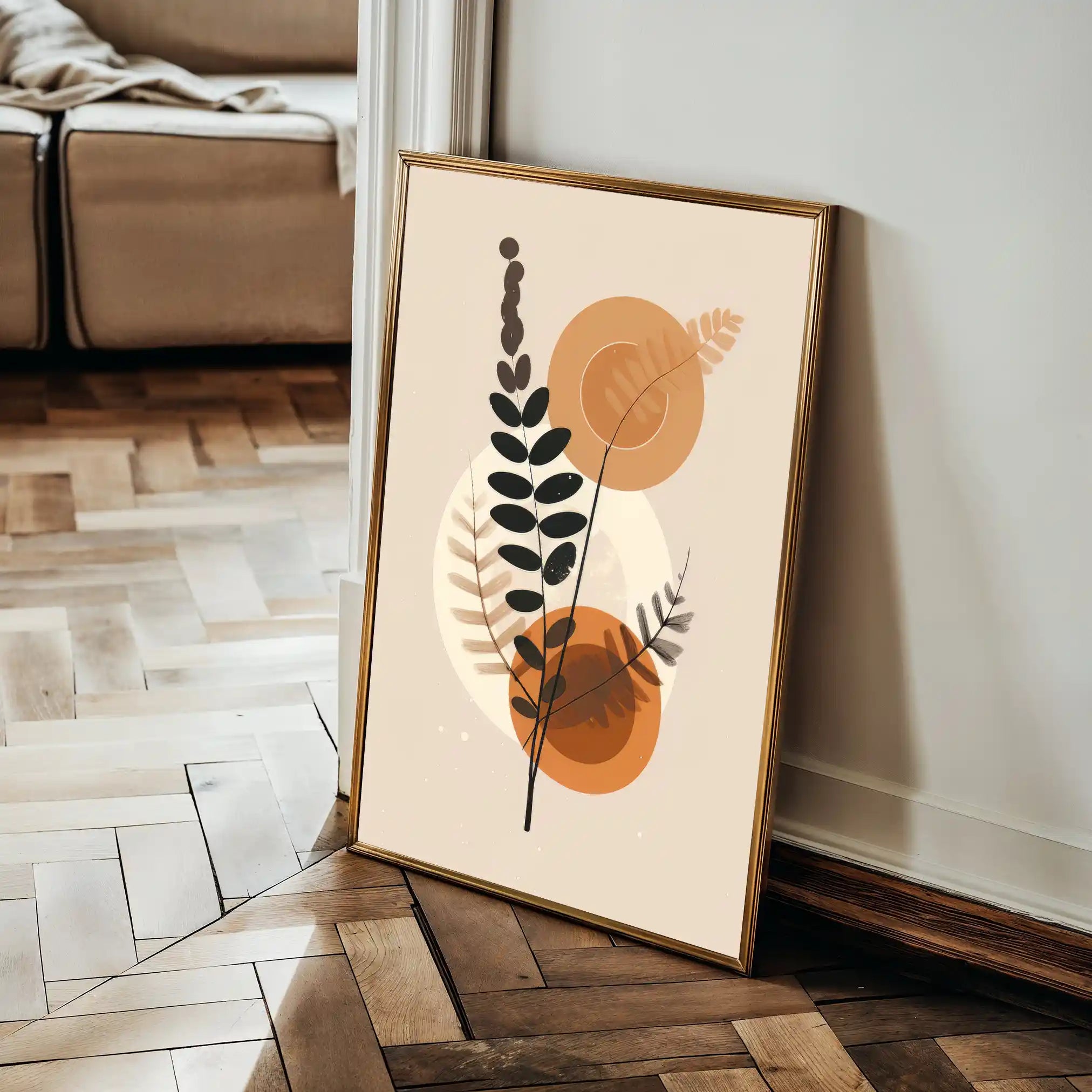 Boho 055 Canvas Art 60 x 40 cm / Black