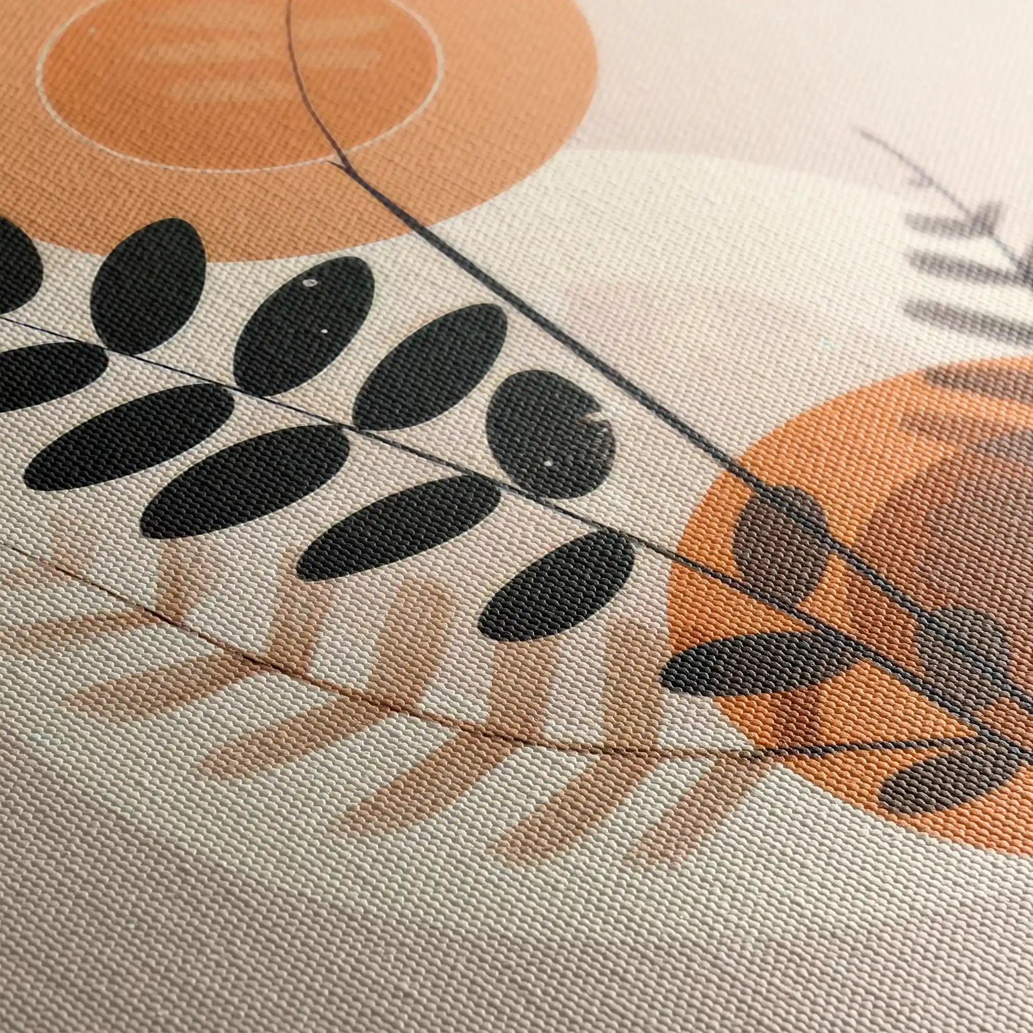 Boho 055 Canvas Art 60 x 40 cm / Black