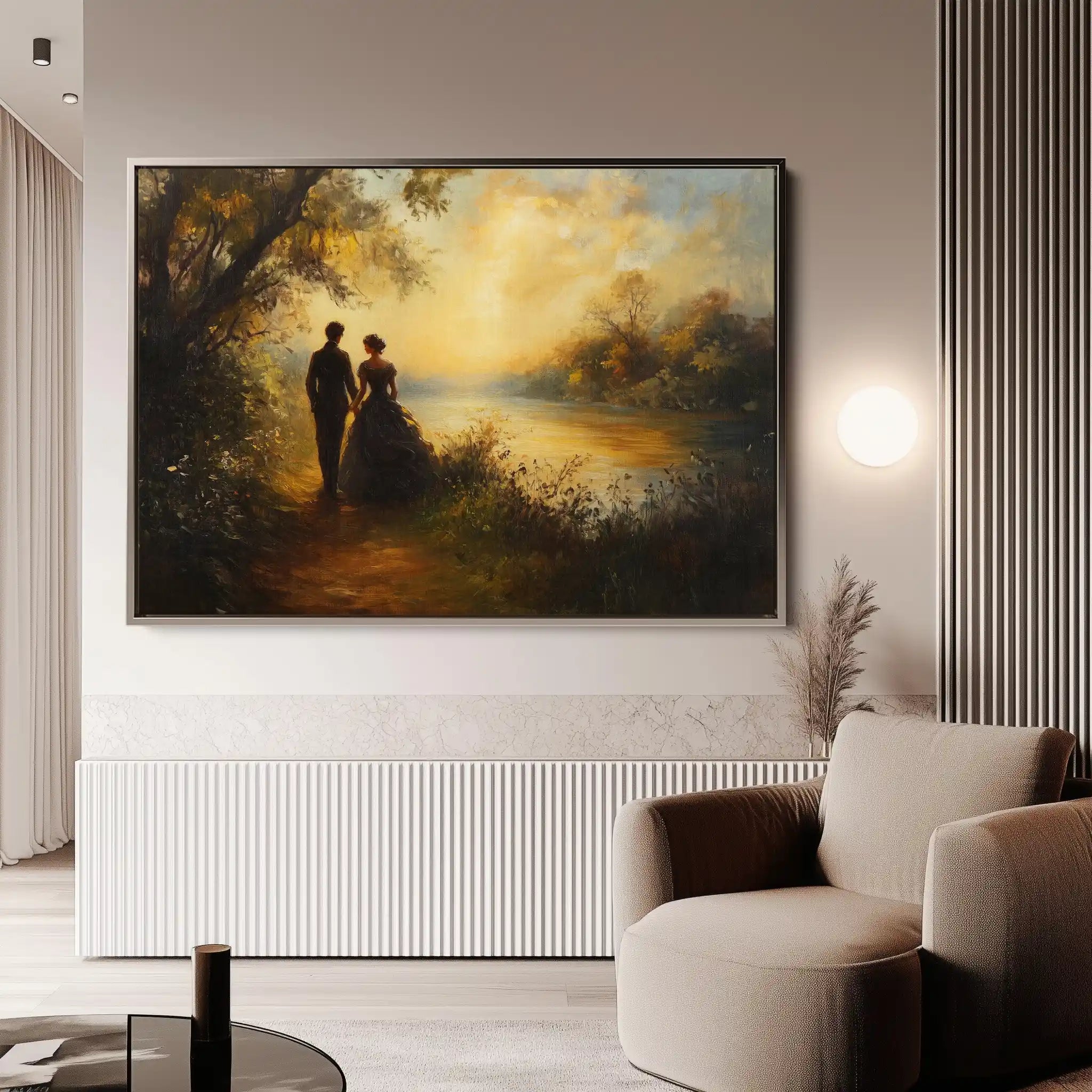 Classic 055 Canvas Art 60 x 40 cm / Black