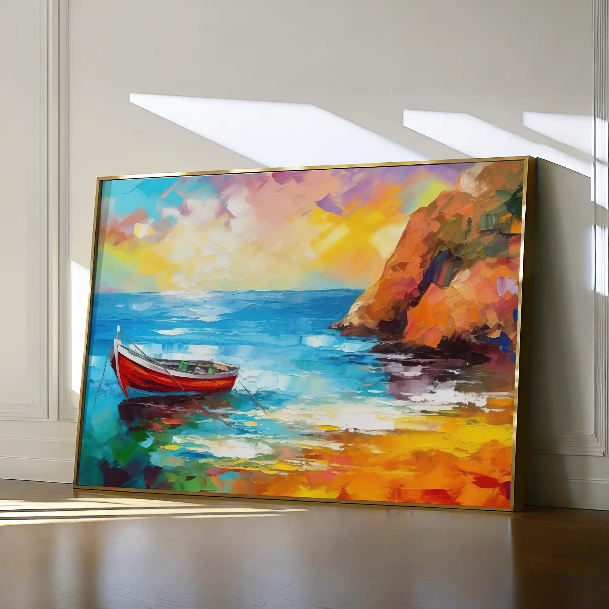 Landscape 055 Canvas Art 60 x 40 cm / Black