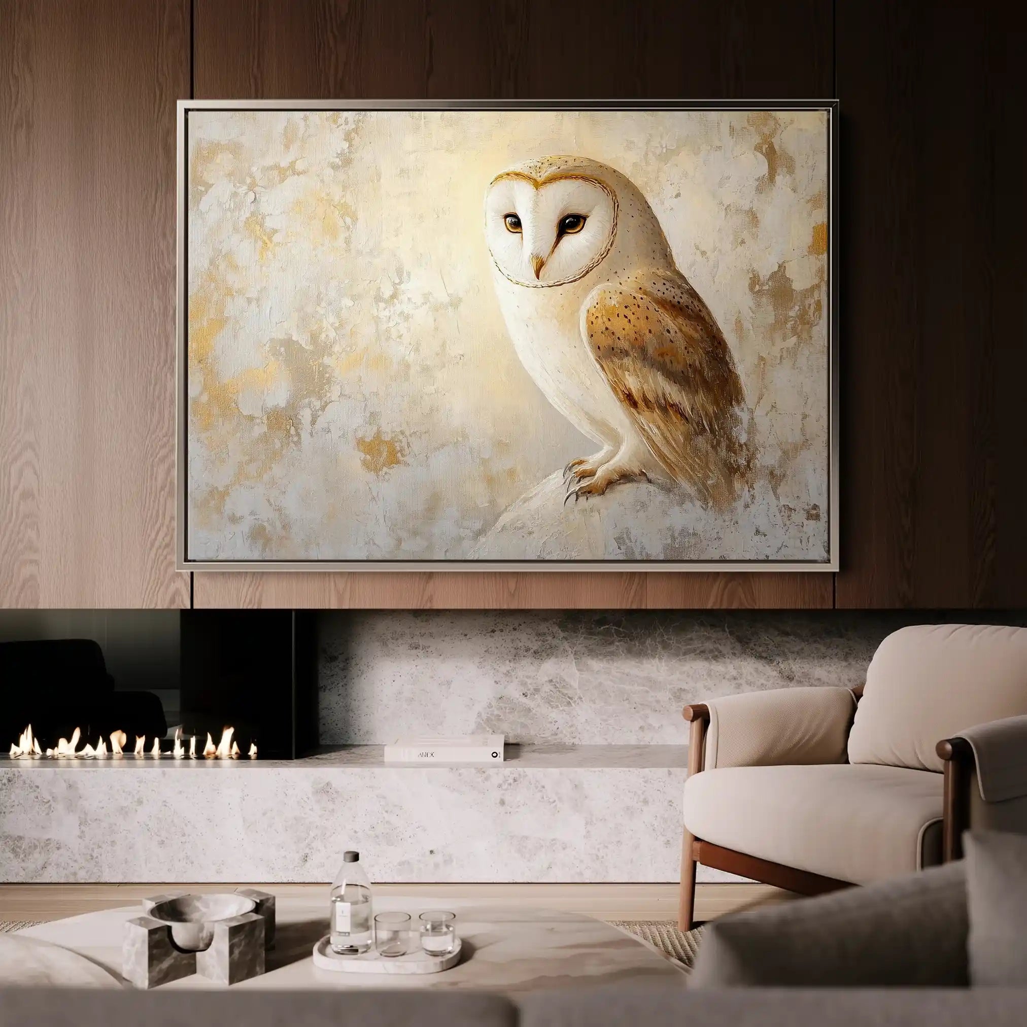 Animals 056 Canvas Art 60 x 40 cm / Black