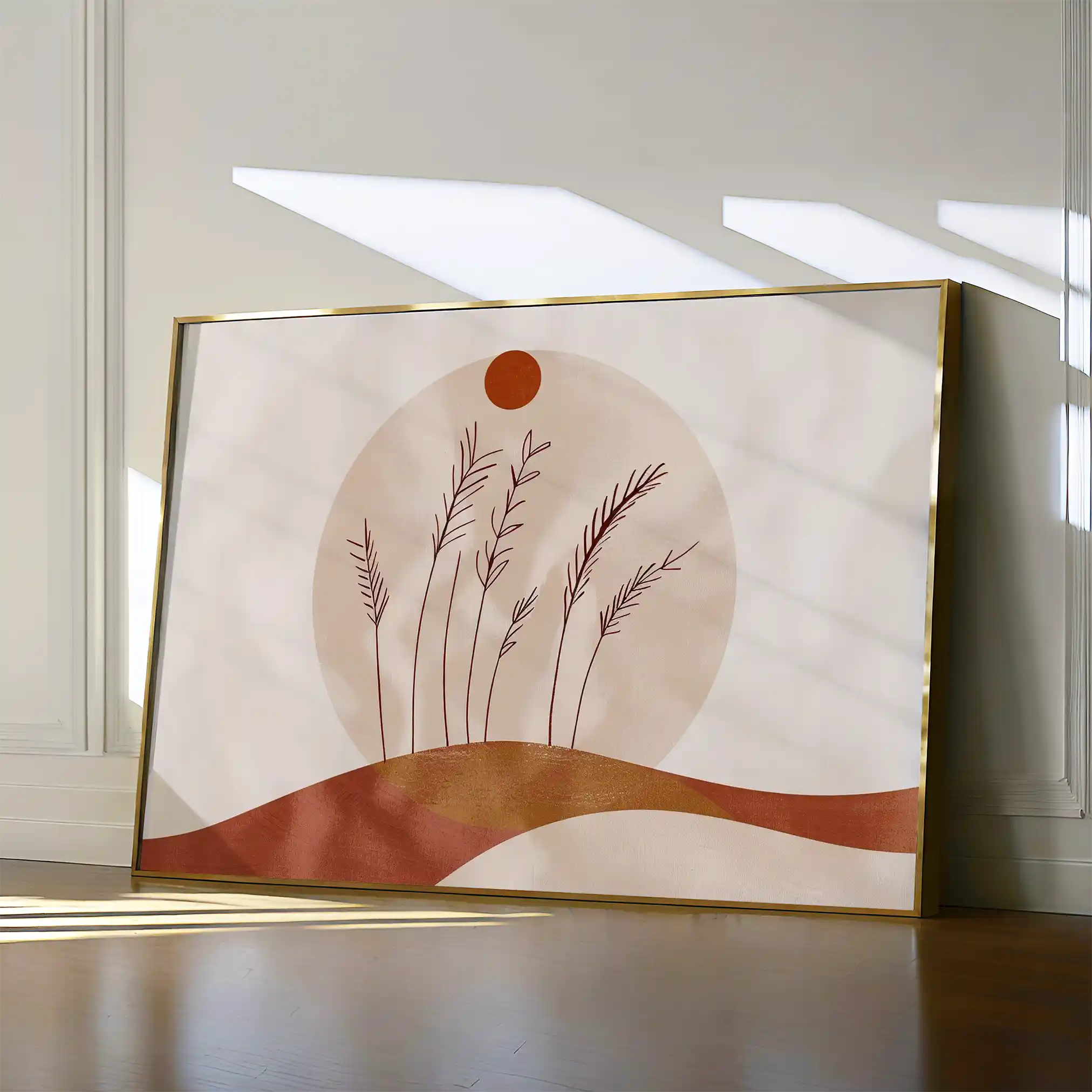 Boho 056 Canvas Art 60 x 40 cm / Black