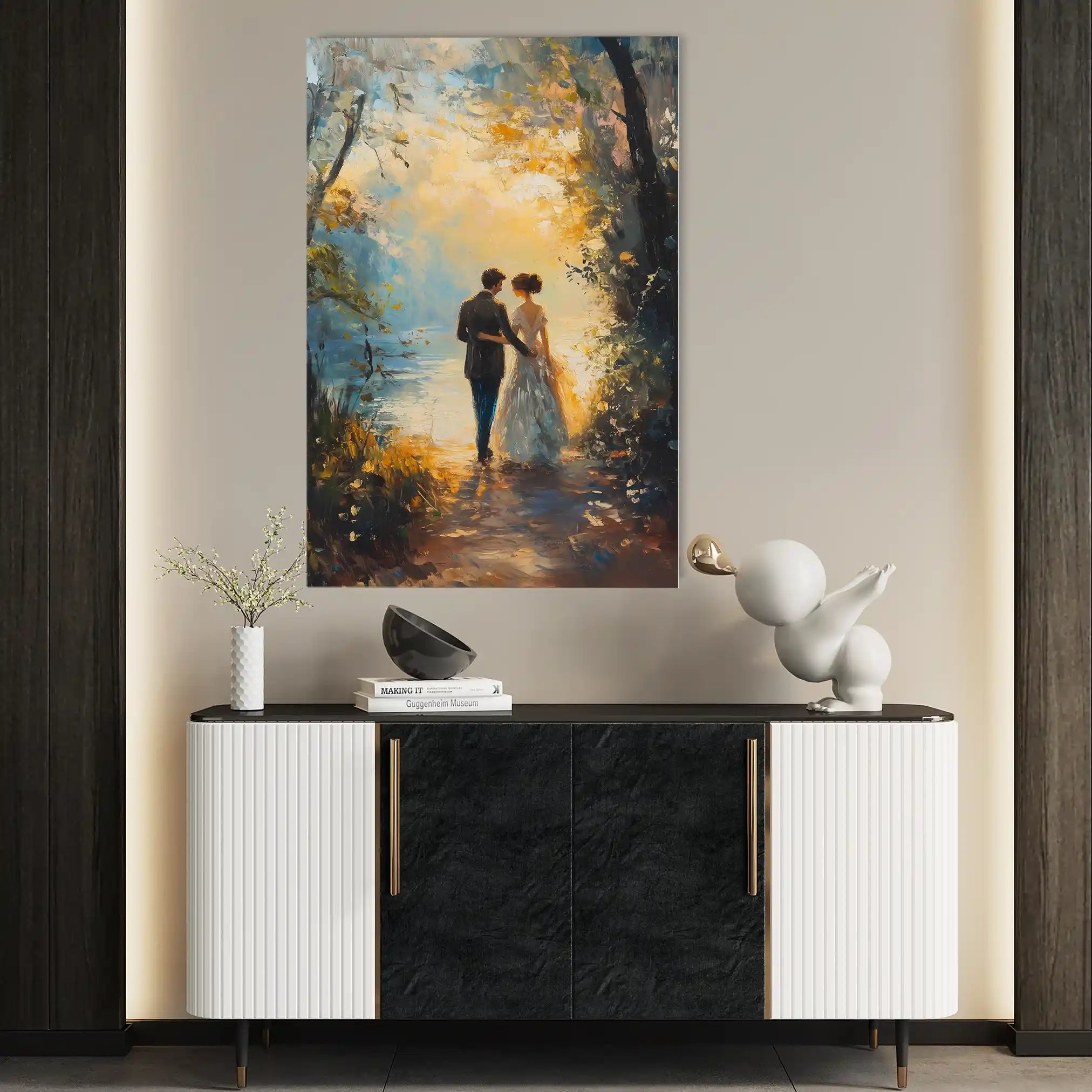 Classic 056 Canvas Art 60 x 40 cm / Black