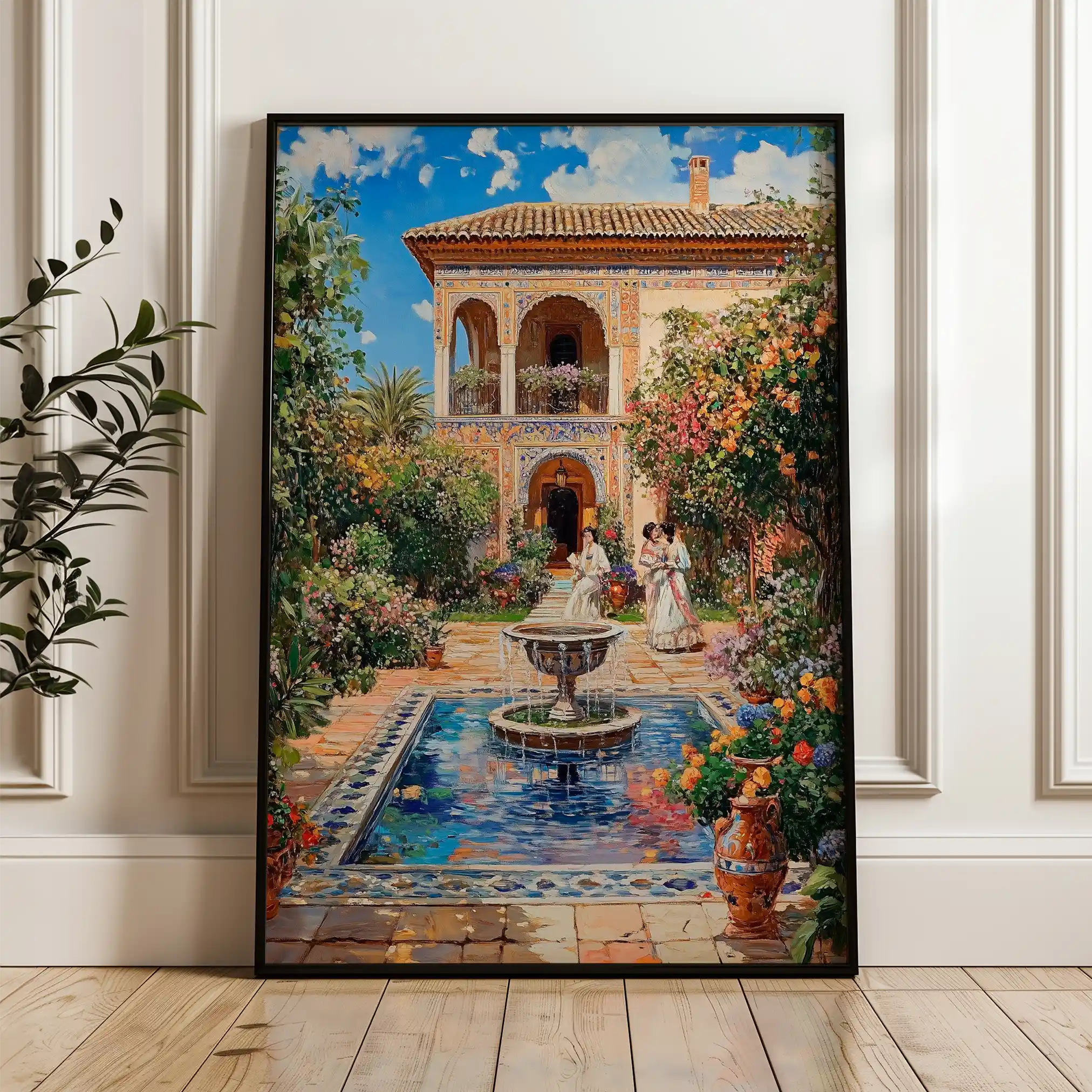 Orientalist 057 Canvas Art 60 x 40 cm / Black