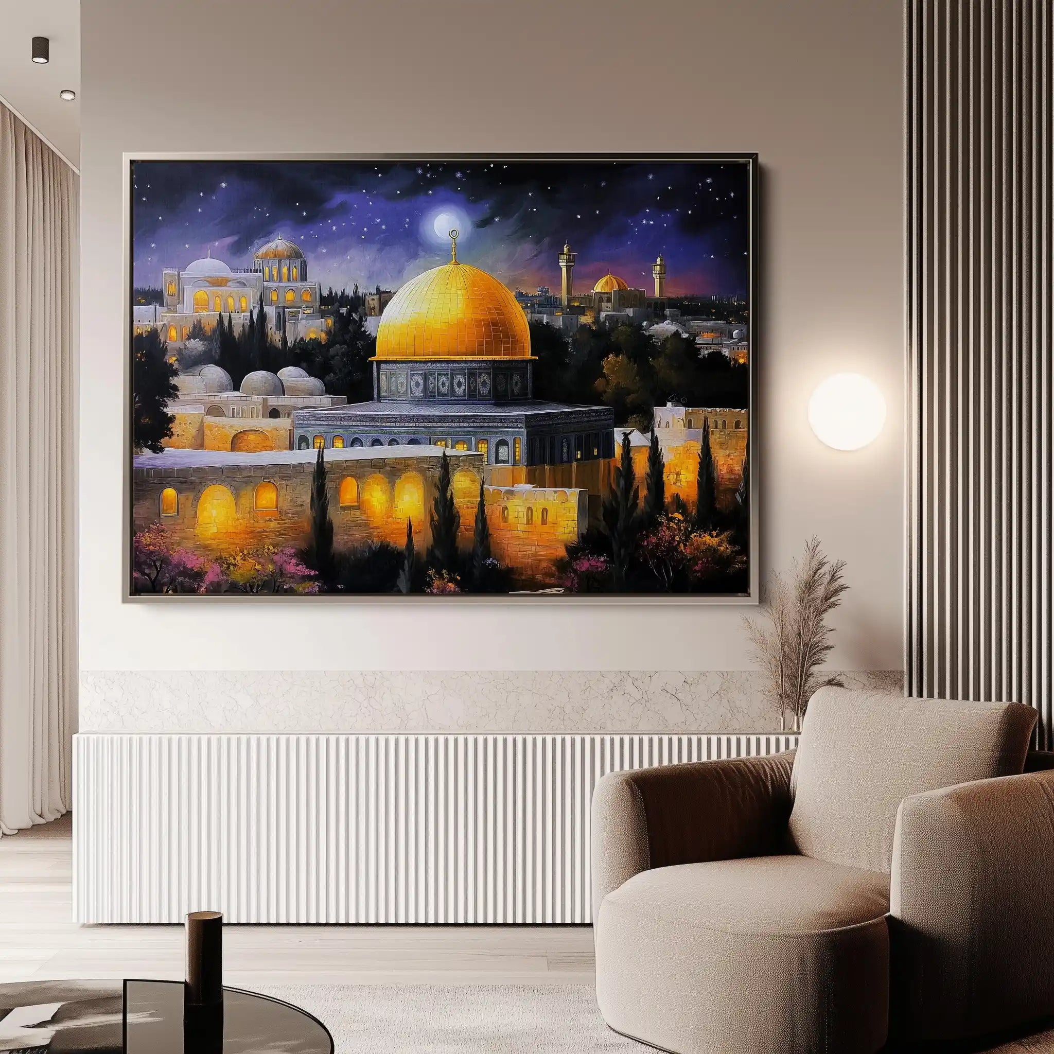 Palestine 057 Canvas Art 60 x 40 cm / Black
