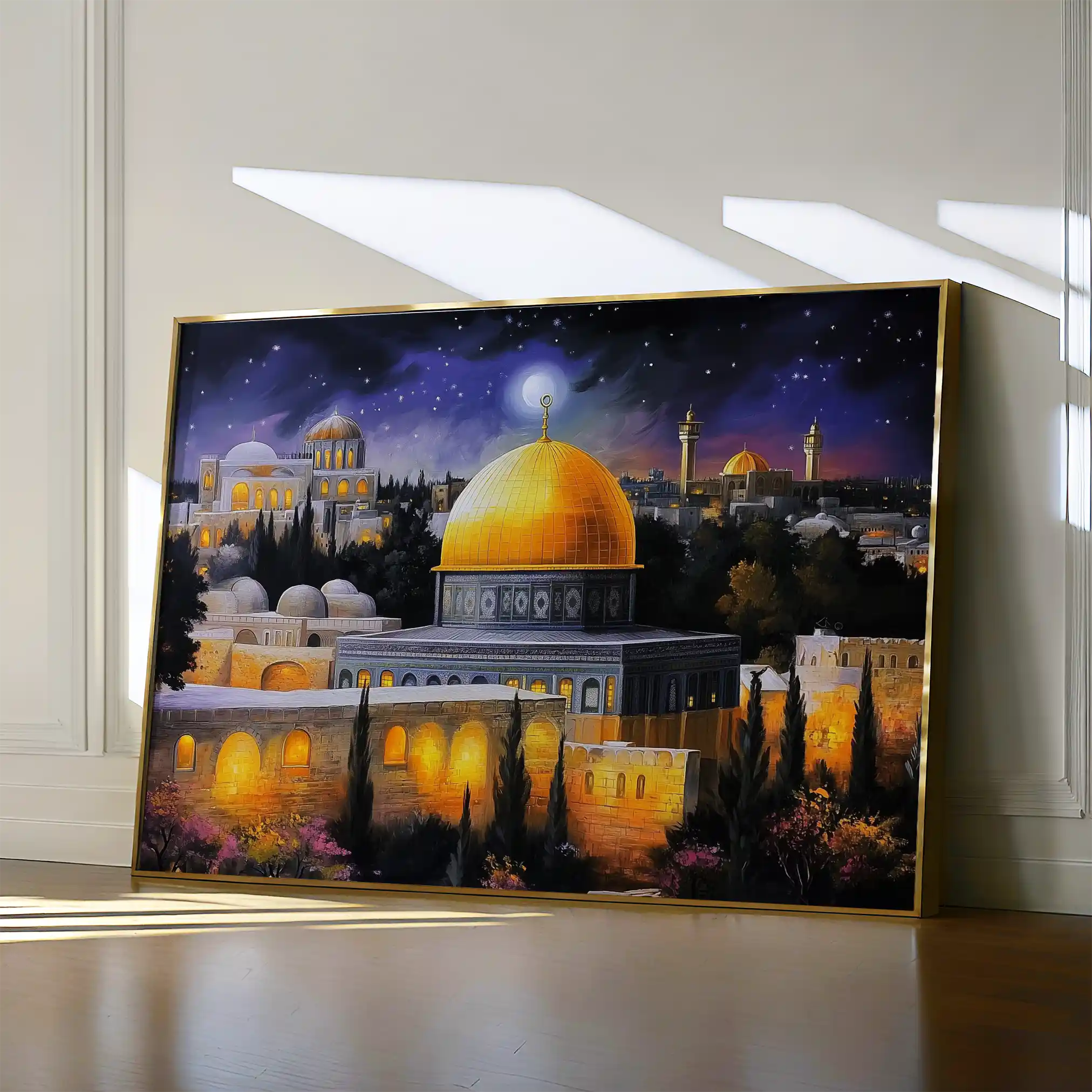 Palestine 057 Canvas Art 60 x 40 cm / Black