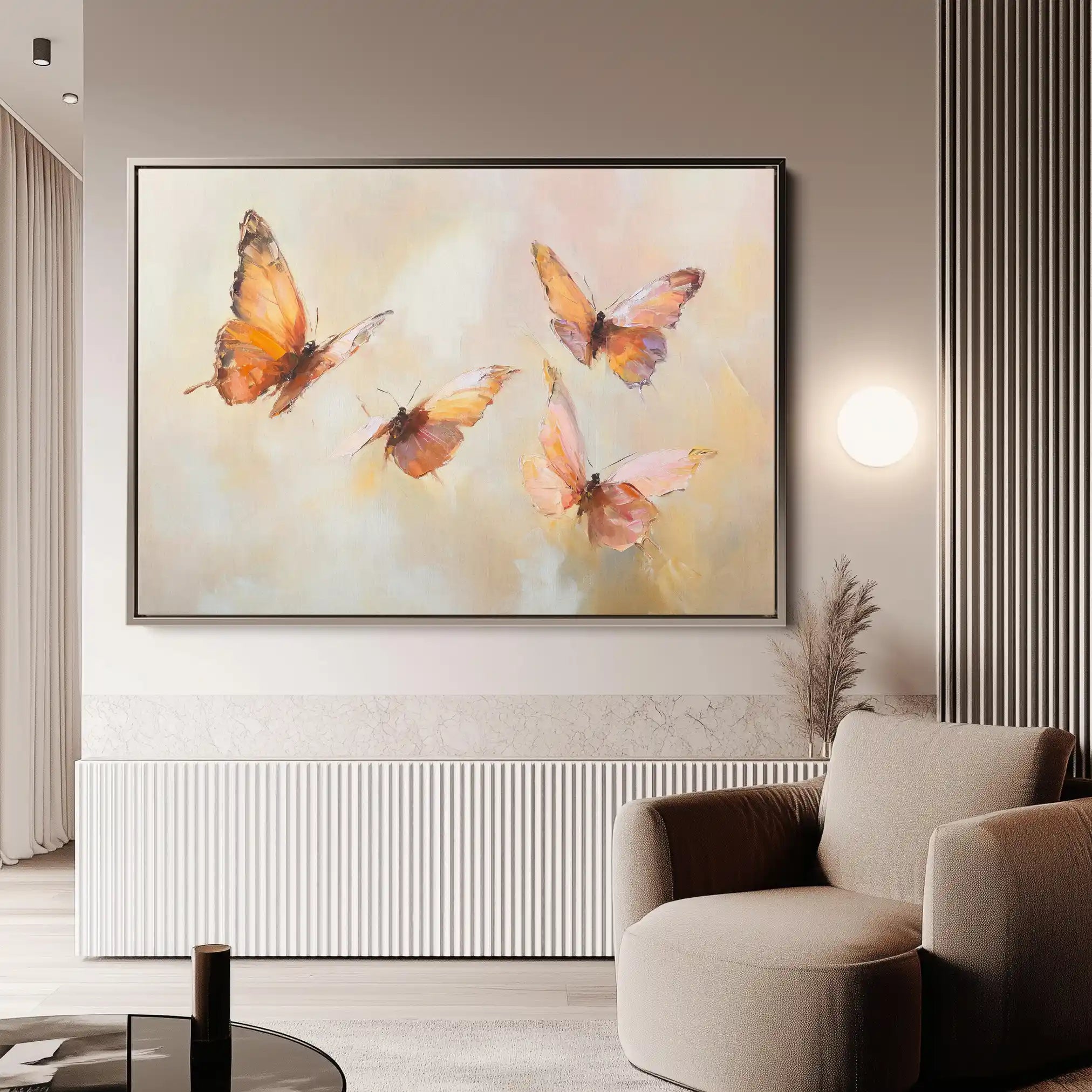 Animals 059 Canvas Art 60 x 40 cm / Black