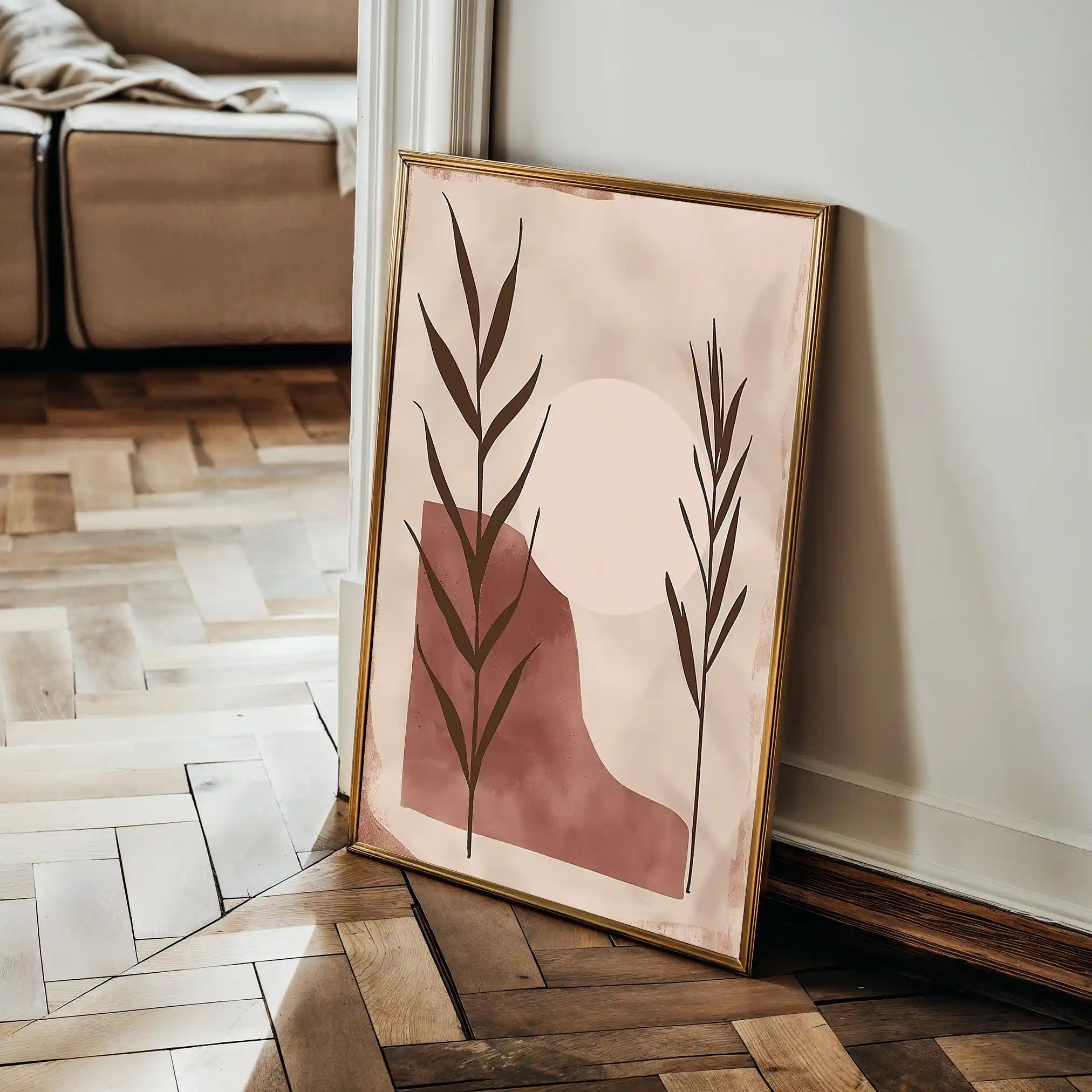 Boho 059 Canvas Art 60 x 40 cm / Black