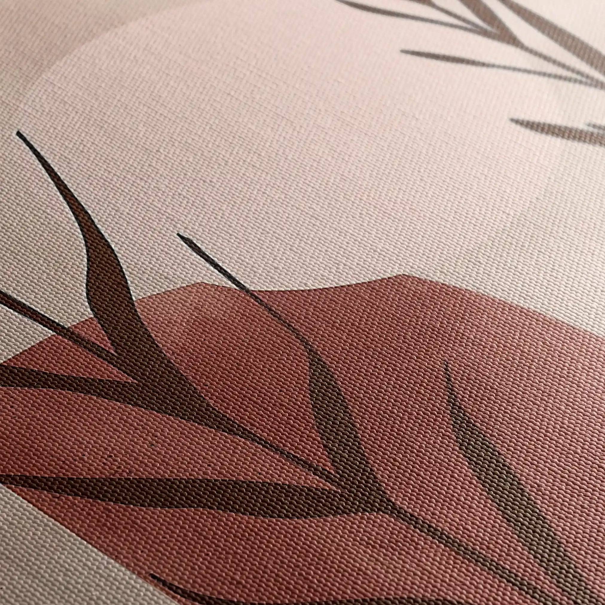 Boho 059 Canvas Art 60 x 40 cm / Black